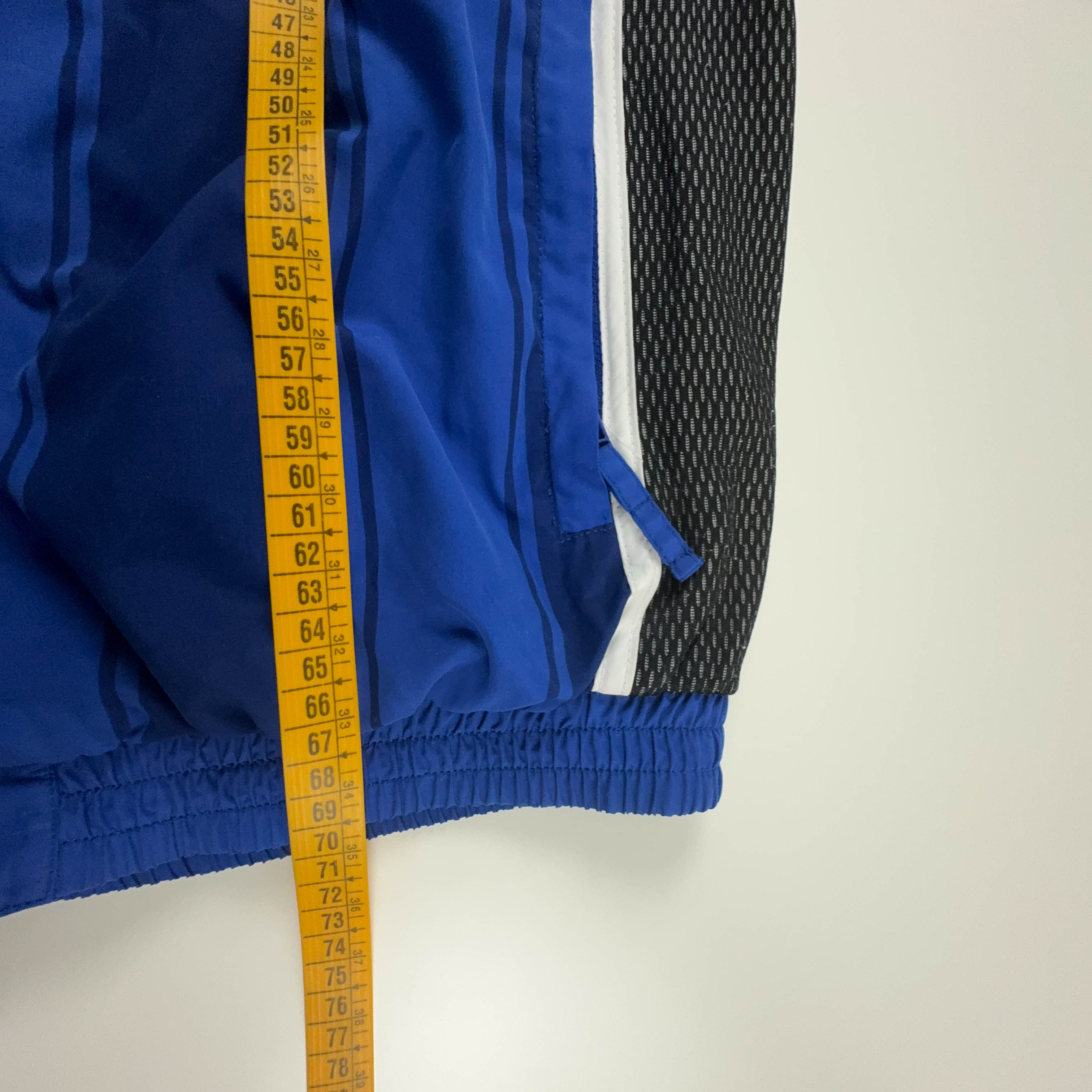Giacca a vento Killtec Vintage blu e nera con zip anni 90 - Taglia XL uomo
