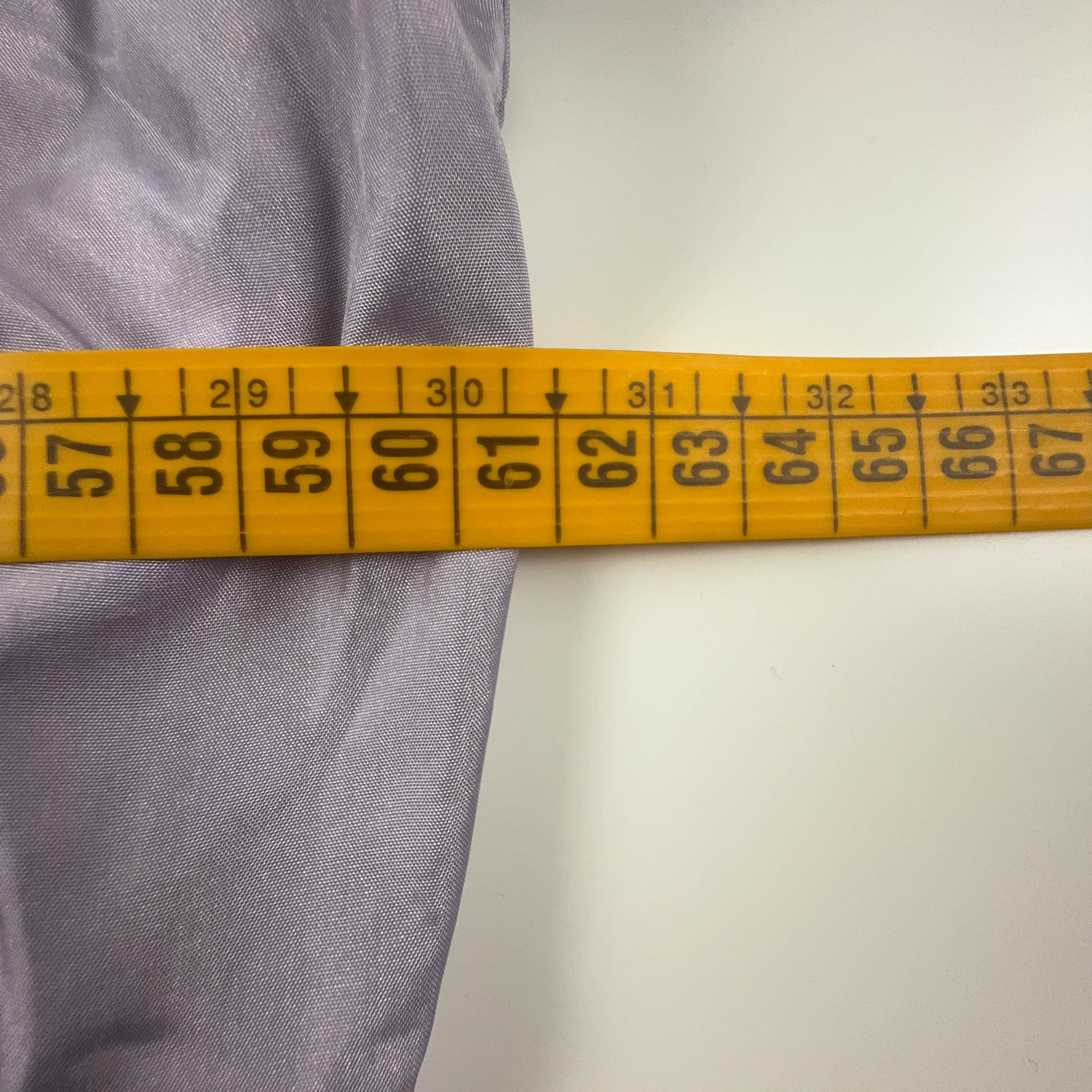 Giacca a vento lilla e viola con zip - Taglia M/L uomo