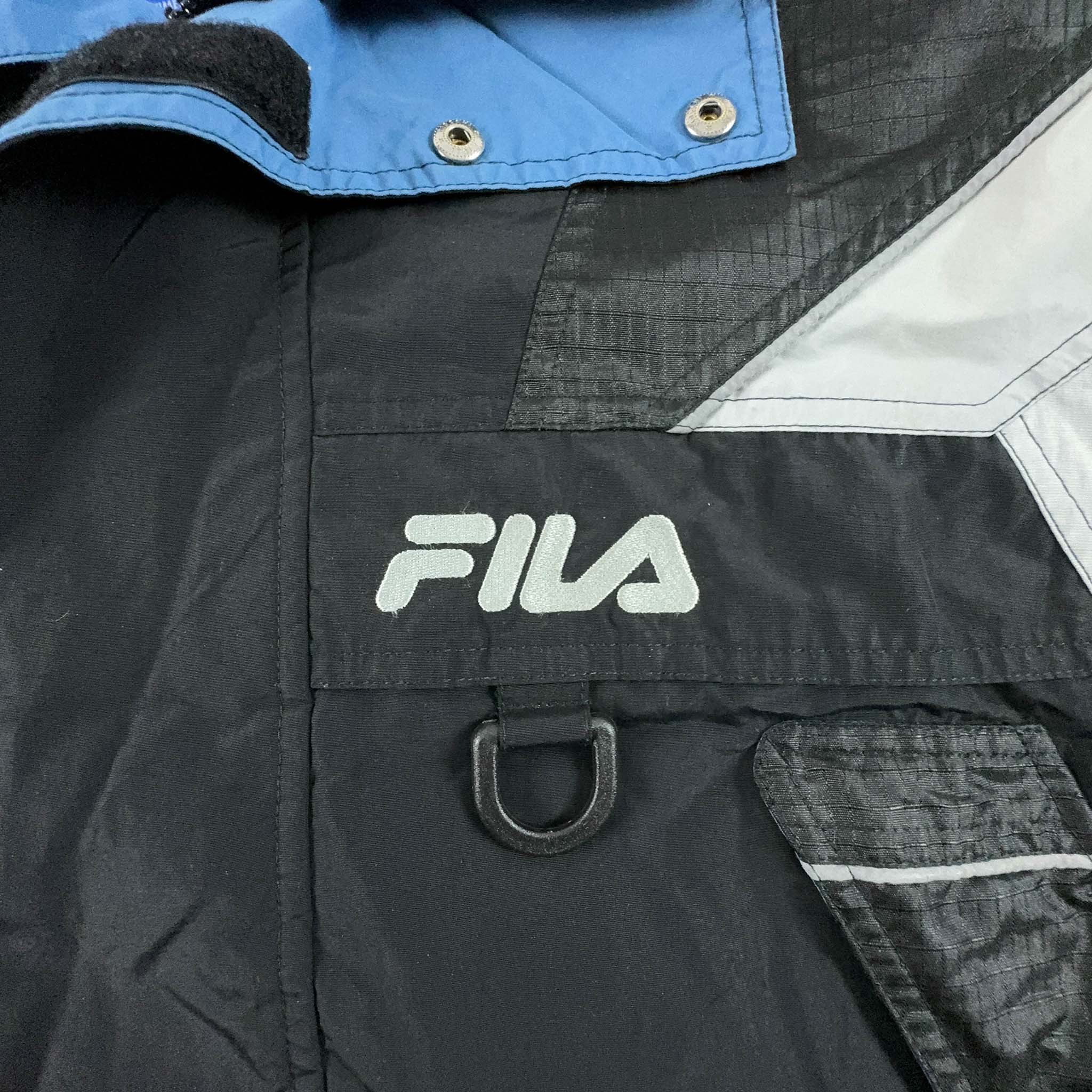 Giacca da Sci/Snowboard Fila Vintage Thermore tecnica nera - Taglia I50 uomo