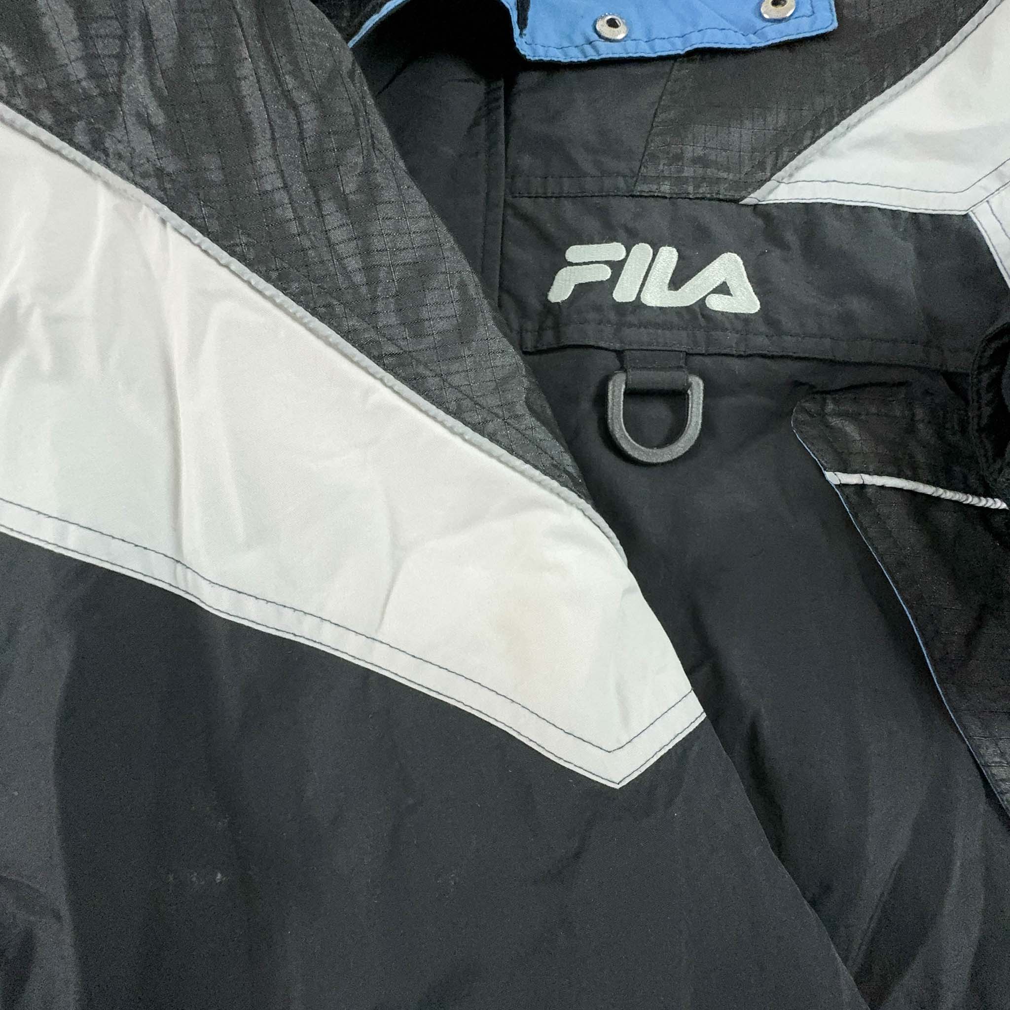 Giacca da Sci/Snowboard Fila Vintage Thermore tecnica nera - Taglia I50 uomo