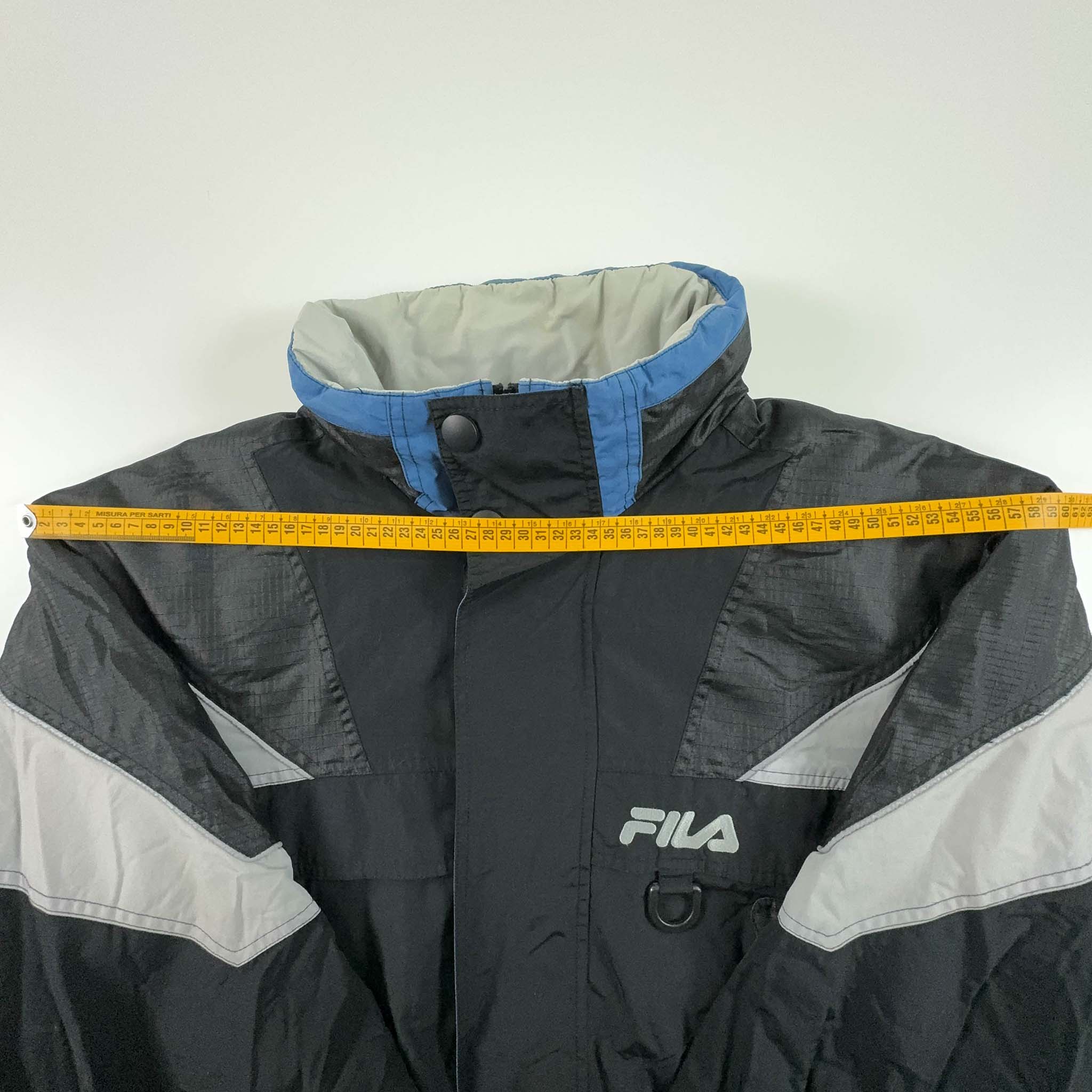 Giacca da Sci/Snowboard Fila Vintage Thermore tecnica nera - Taglia I50 uomo