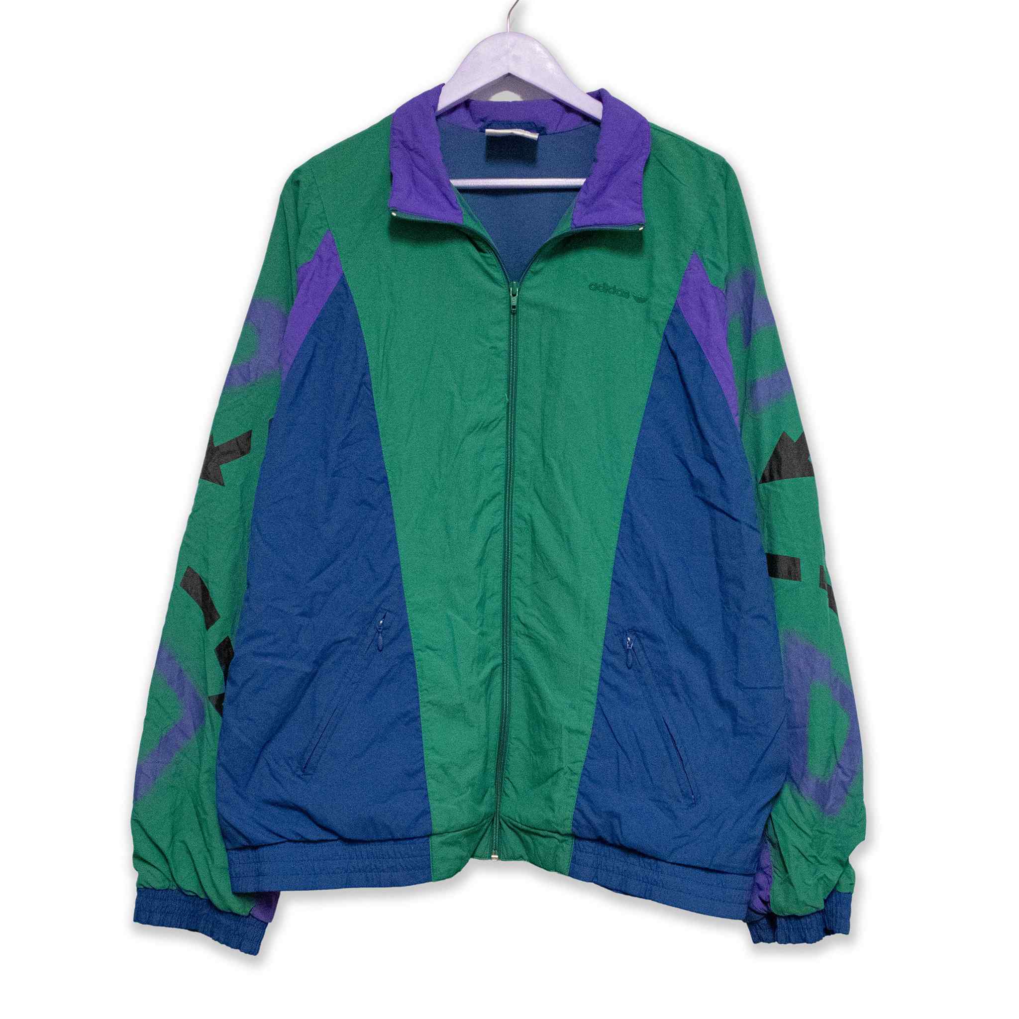 Adidas Vintage Windbreaker - Size XL