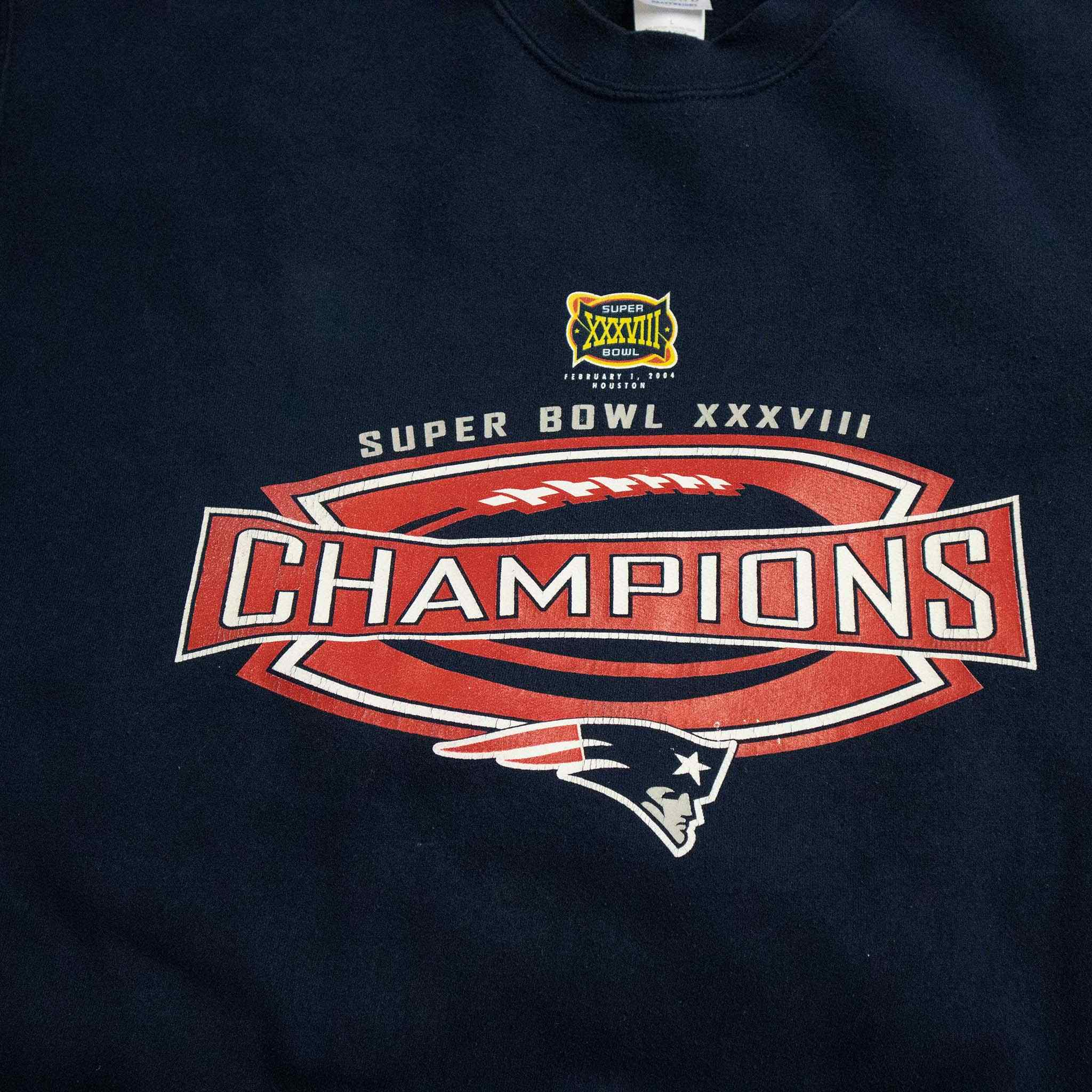 Vintage Super Bowl 2004 Houston Sweatshirt - Size L