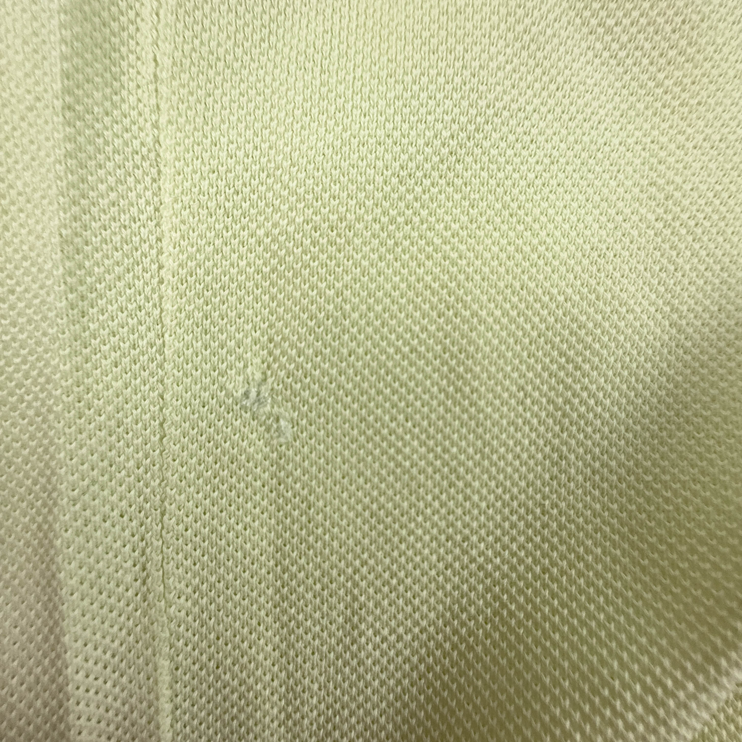 Lacoste Vintage Polo Light Yellow Solid - Size M Men