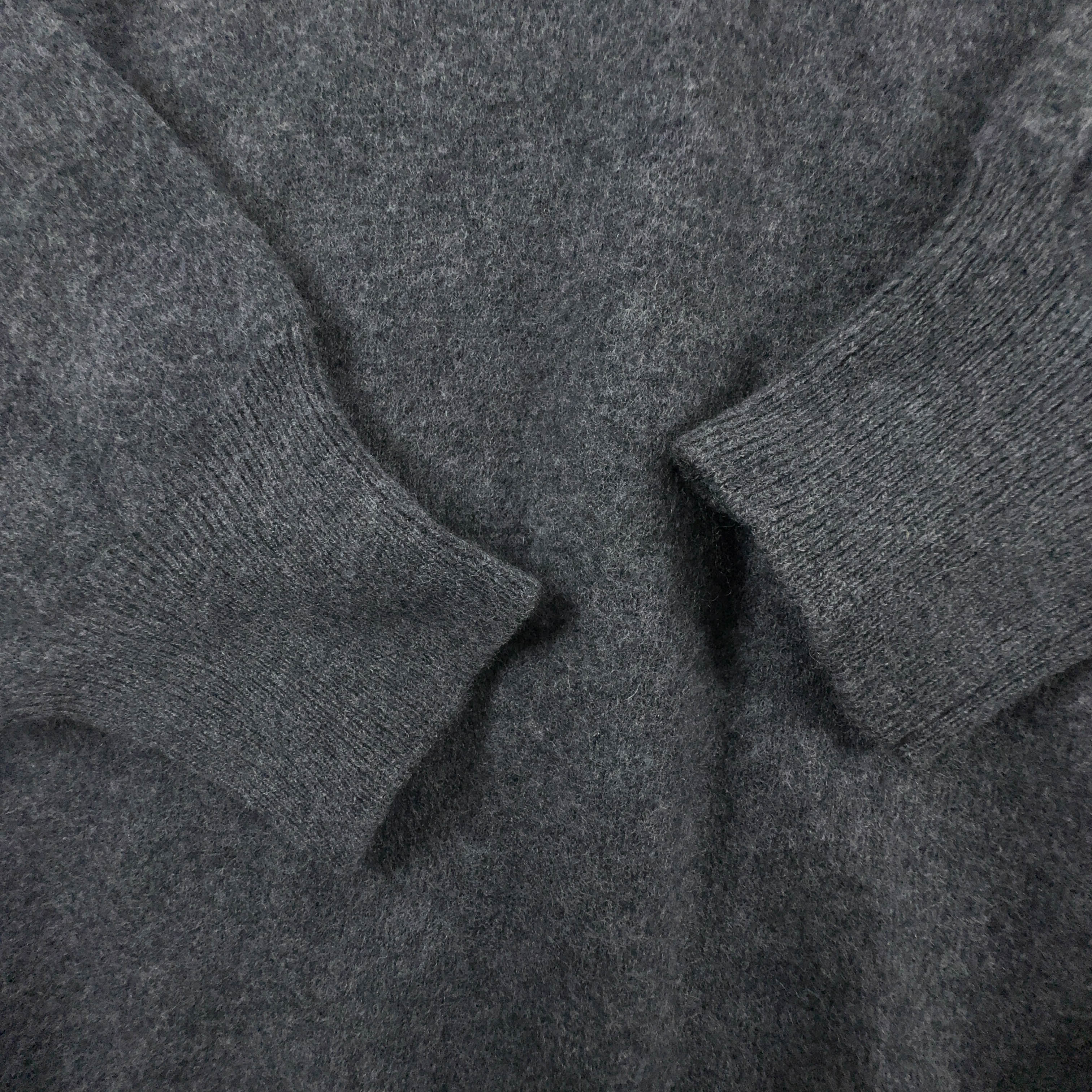 Maglione leggero Fred Perry grigio scuro con scollo a V in lana - Taglia XS uomo