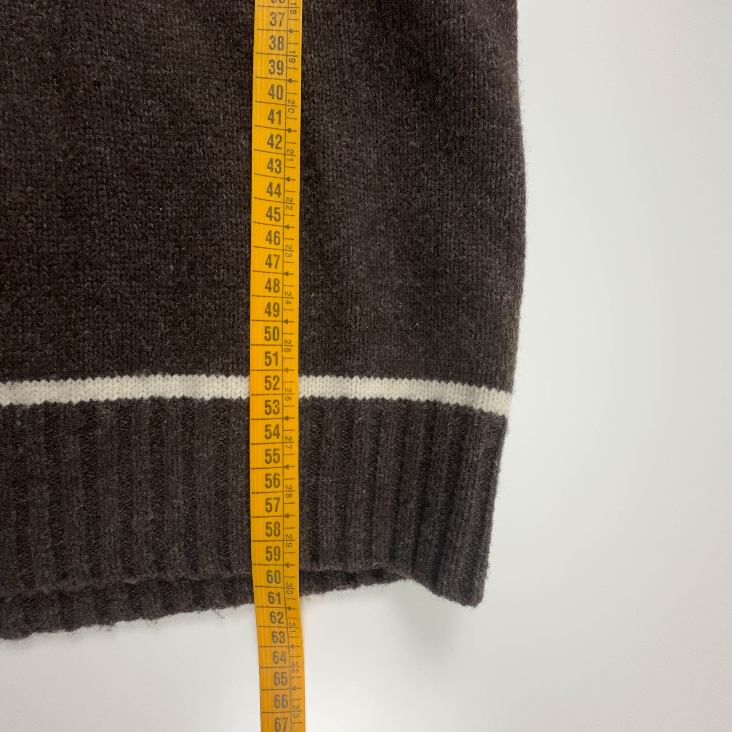 Maglione Napapijri Geographic marrone 80% lana a collo alto - Taglia S uomo