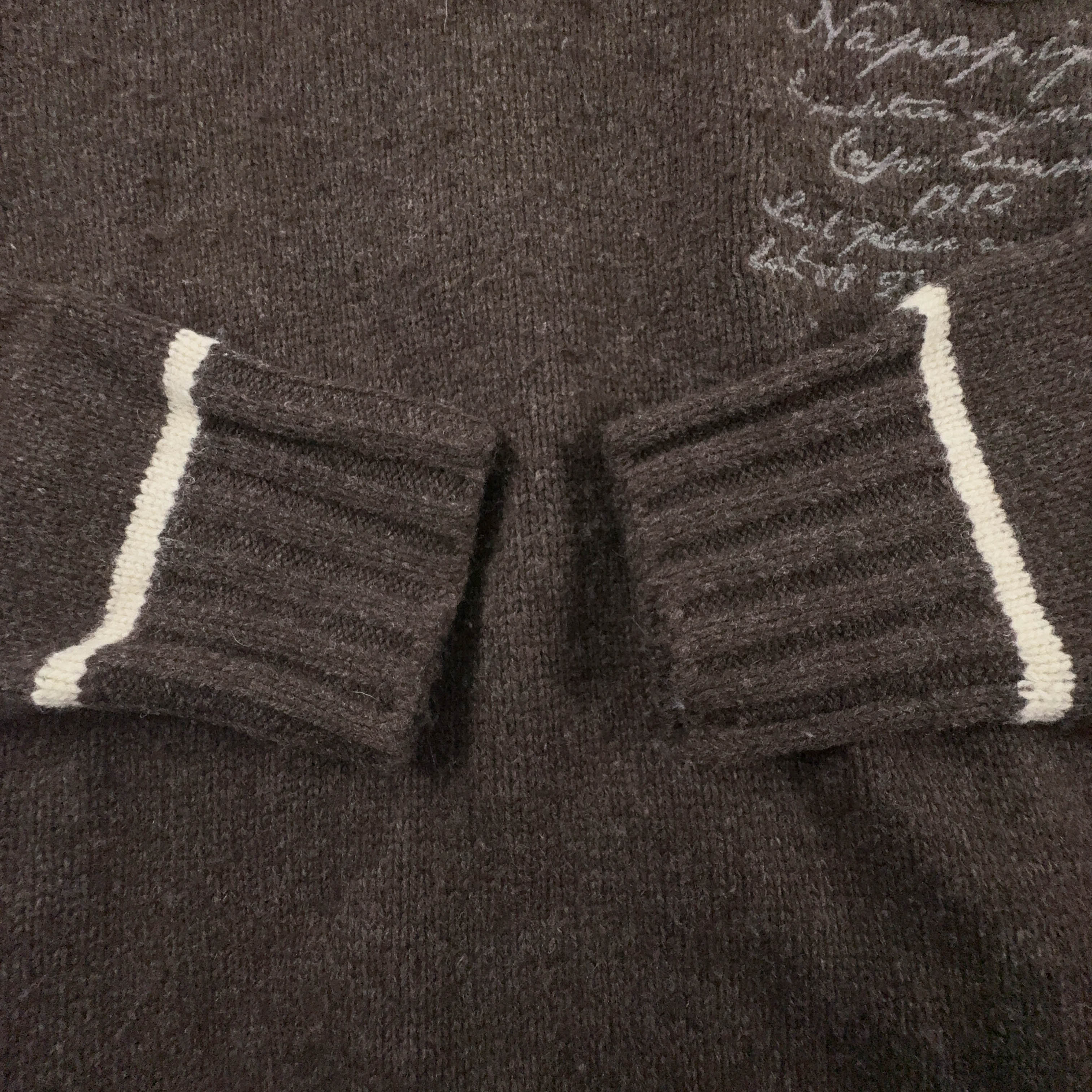 Maglione Napapijri Geographic marrone 80% lana a collo alto - Taglia S uomo