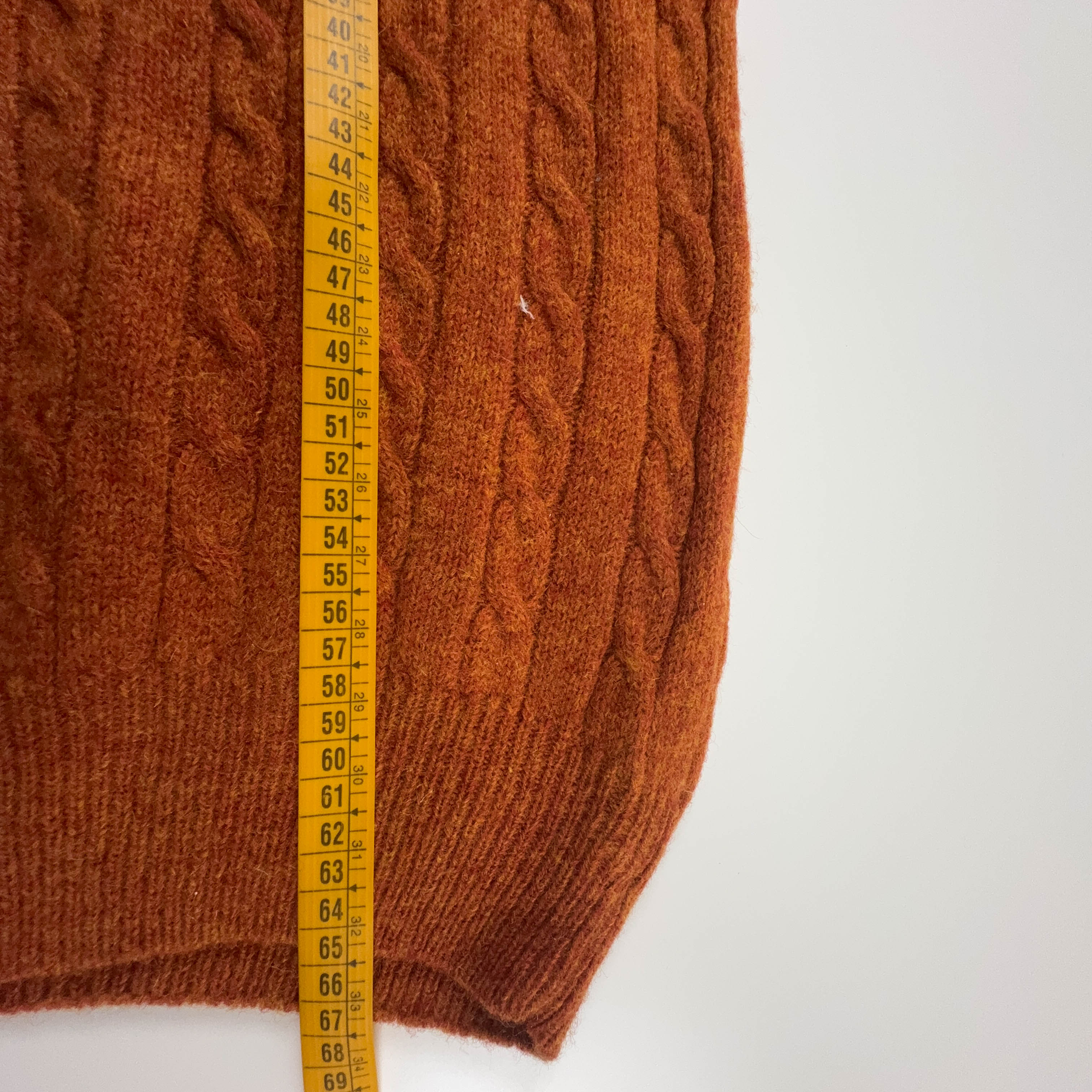 Maglione Il Granchio arancione a girocollo in lana vergine - Taglia 4 uomo