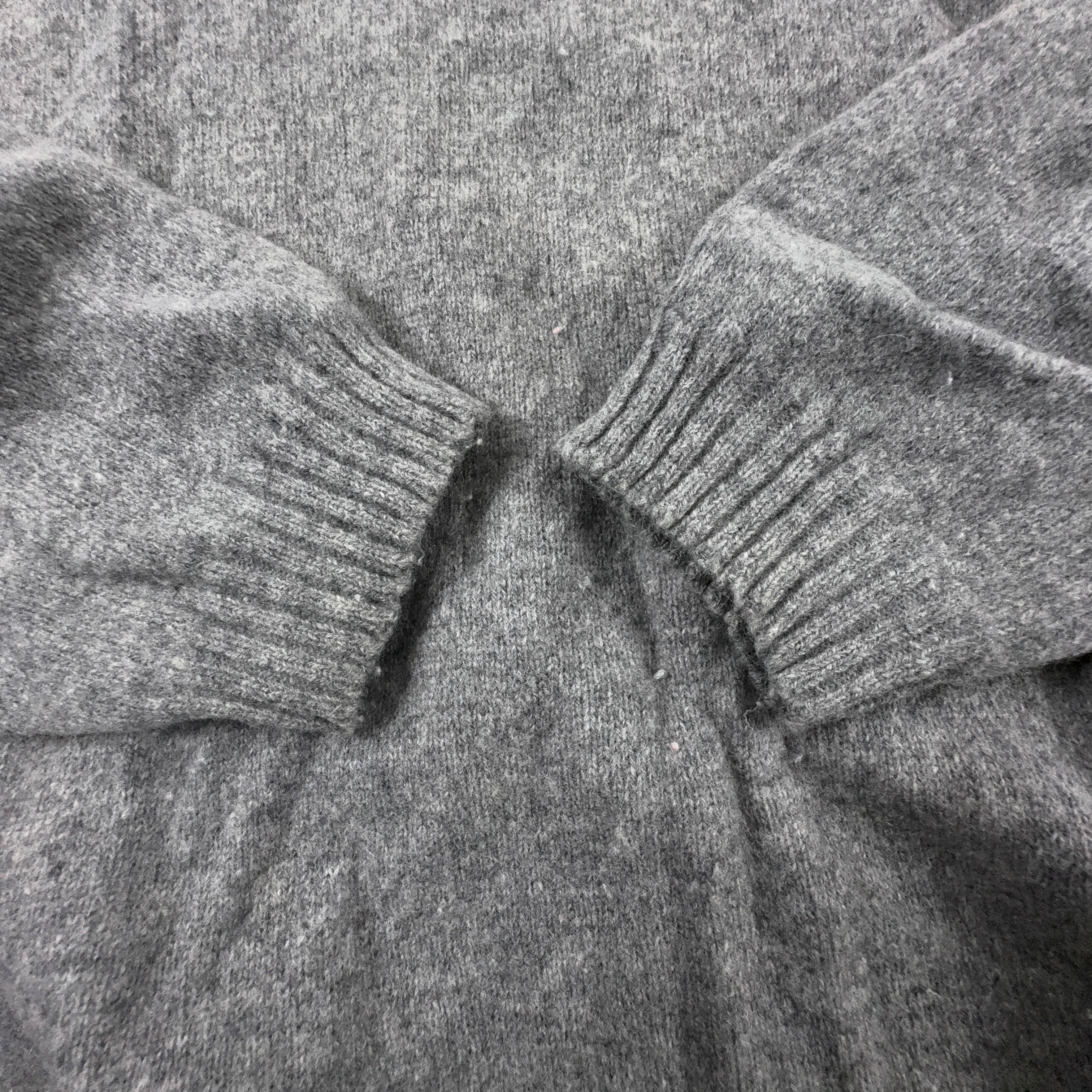 Maglione Ralph Lauren grigio a girocollo 100% lana d'agnello - Taglia XL uomo