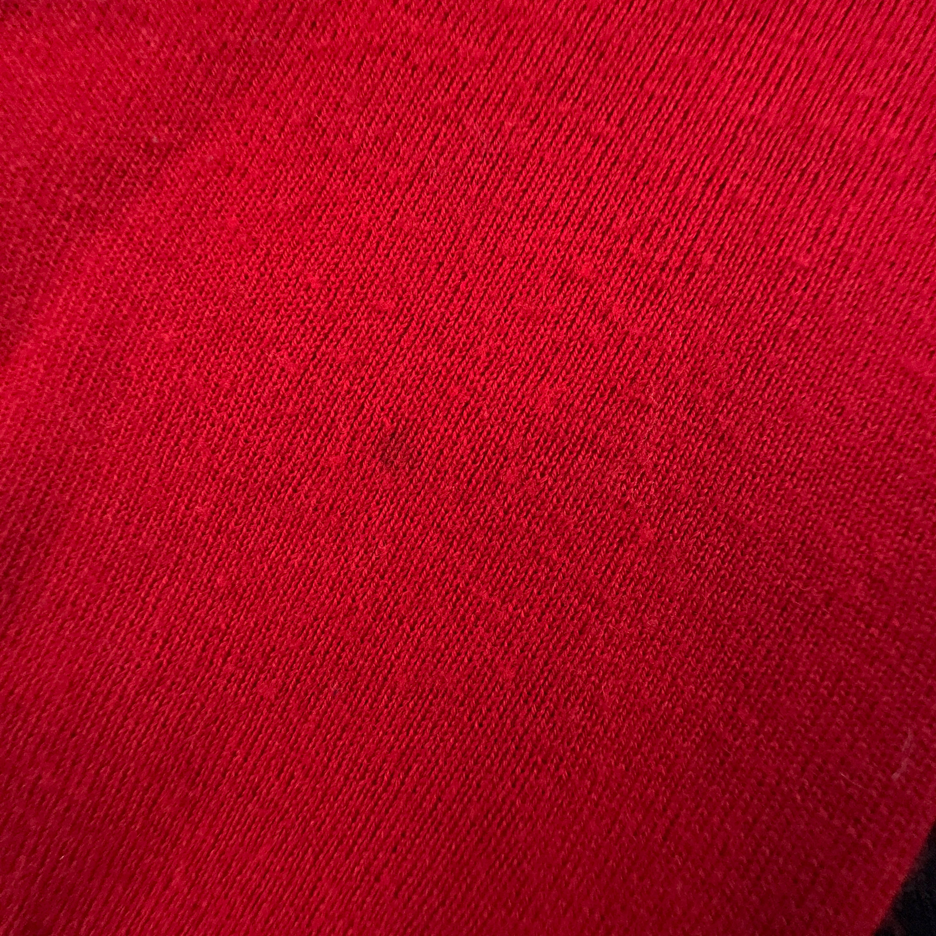 Maglione Paul & Shark Vintage rosso e blu a girocollo 60% lana - Taglia L uomo