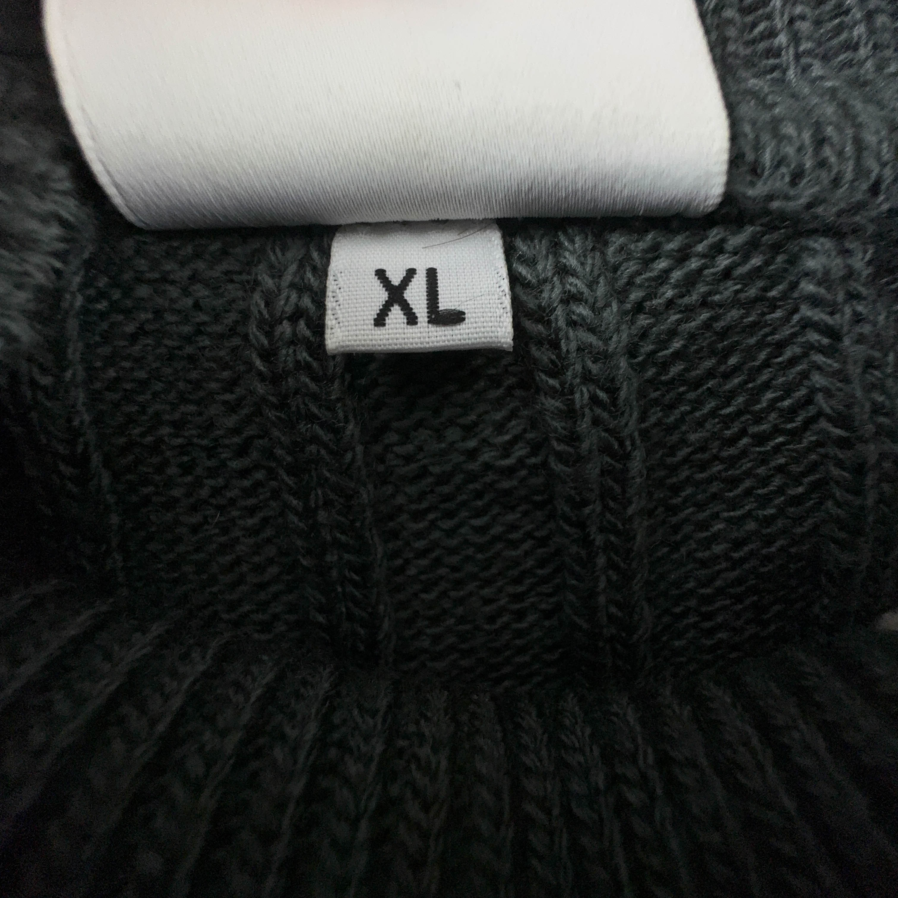 Maglione Fila grigio a girocollo con collo alto - Taglia XL uomo