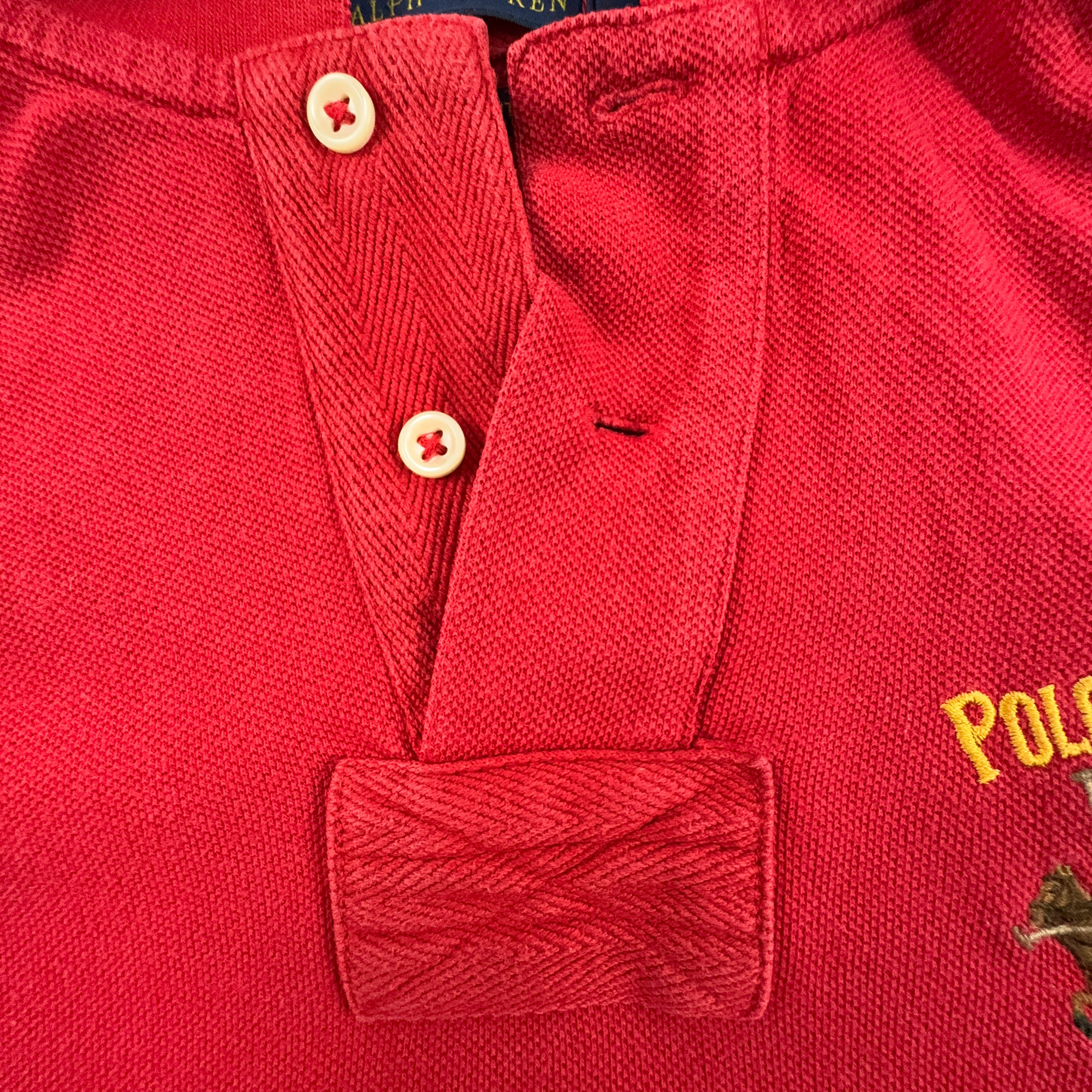 Polo Ralph Lauren Solid Red Custom Fit with Embroidery - Size XS/S Men