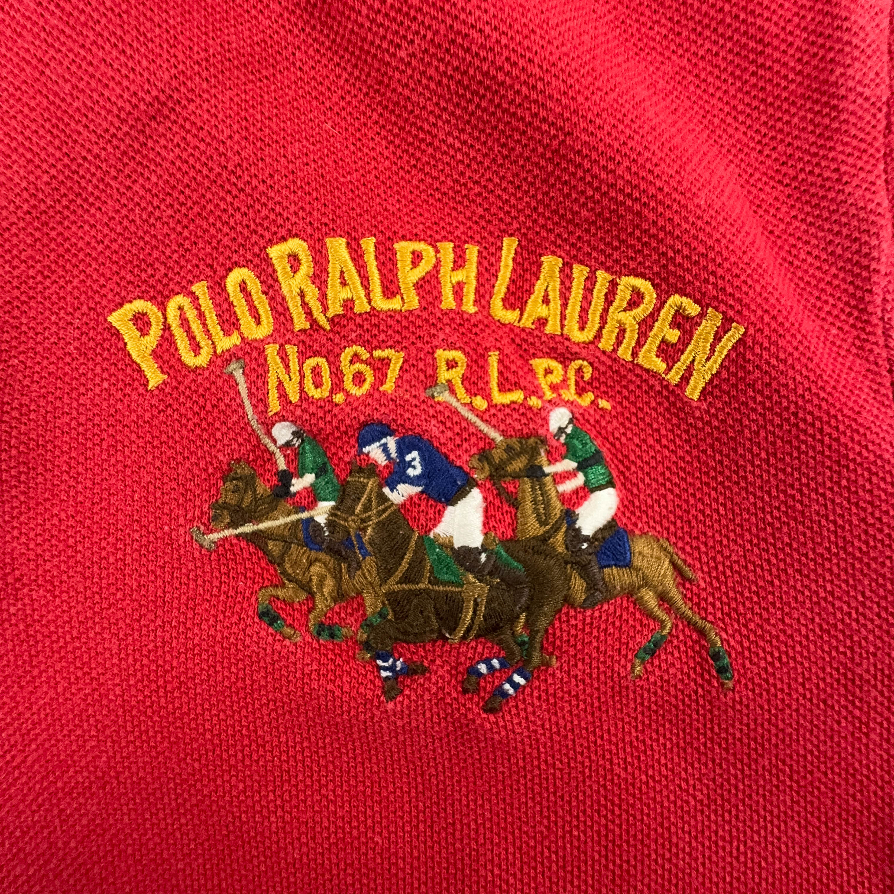 Polo Ralph Lauren Solid Red Custom Fit with Embroidery - Size XS/S Men