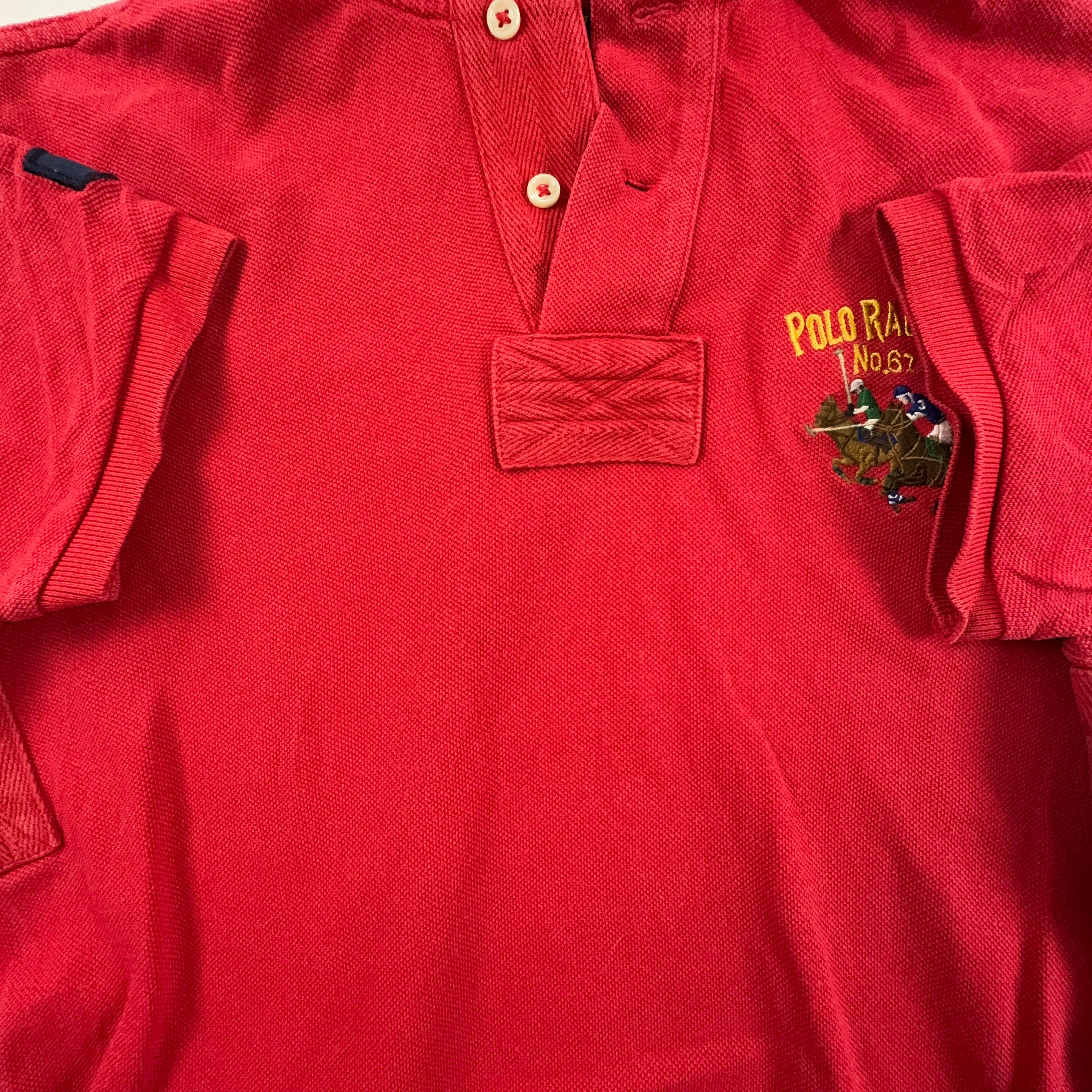 Polo Ralph Lauren Solid Red Custom Fit with Embroidery - Size XS/S Men