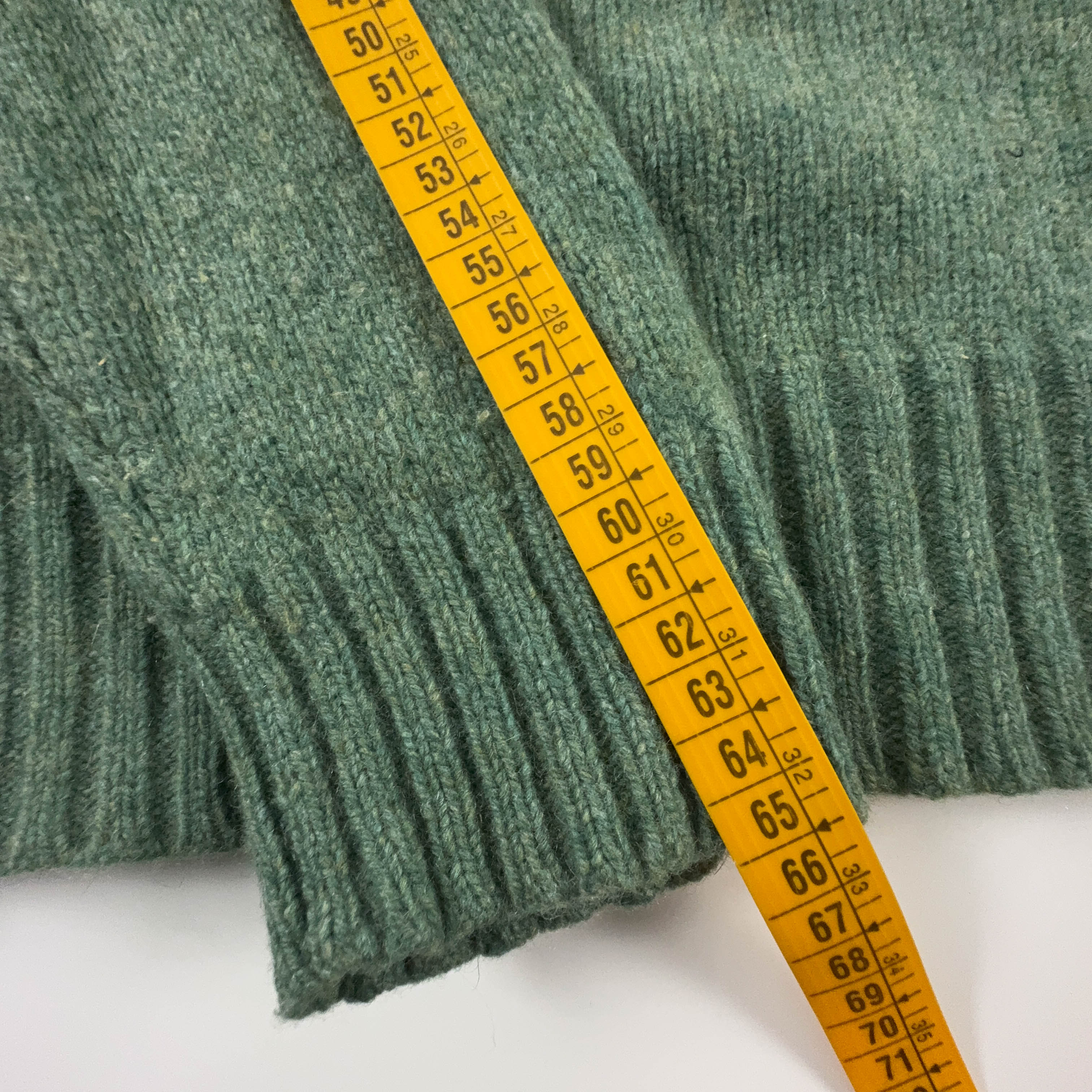 Maglione Ralph Lauren verde a girocollo 90% lana merino - Taglia L uomo