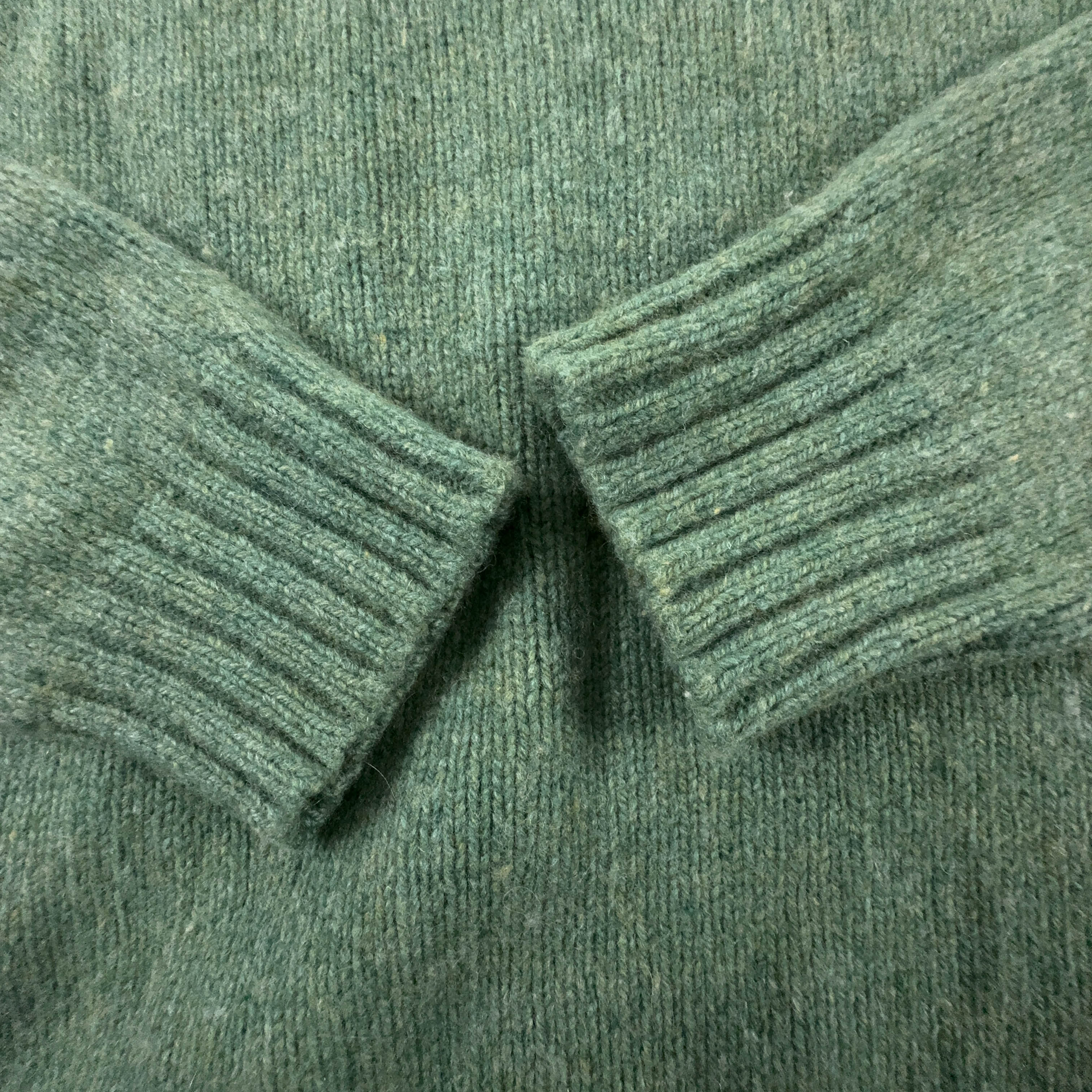 Maglione Ralph Lauren verde a girocollo 90% lana merino - Taglia L uomo