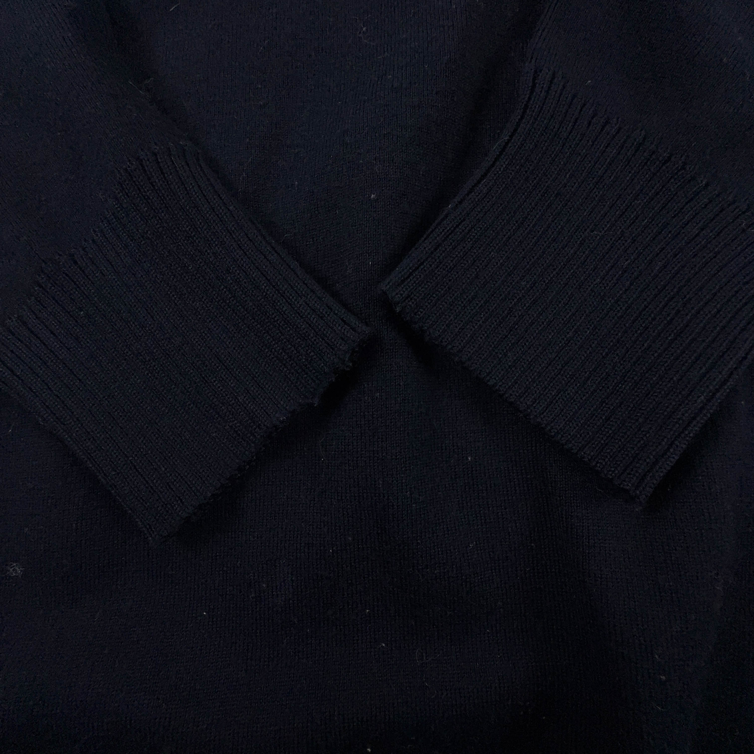 Maglione Paul & Shark Vintage verde e blu scuro a girocollo 40% lana vergine - Taglia L uomo