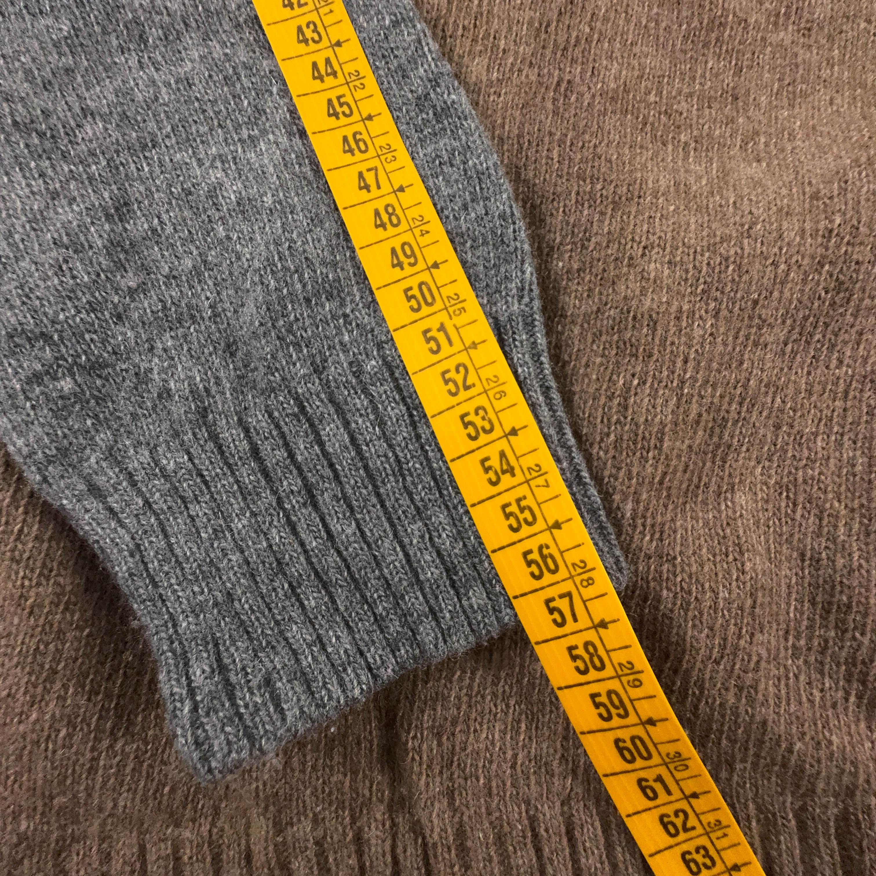 Maglione Colmar marrone e grigio a girocollo 80% lana - Taglia L/XL uomo