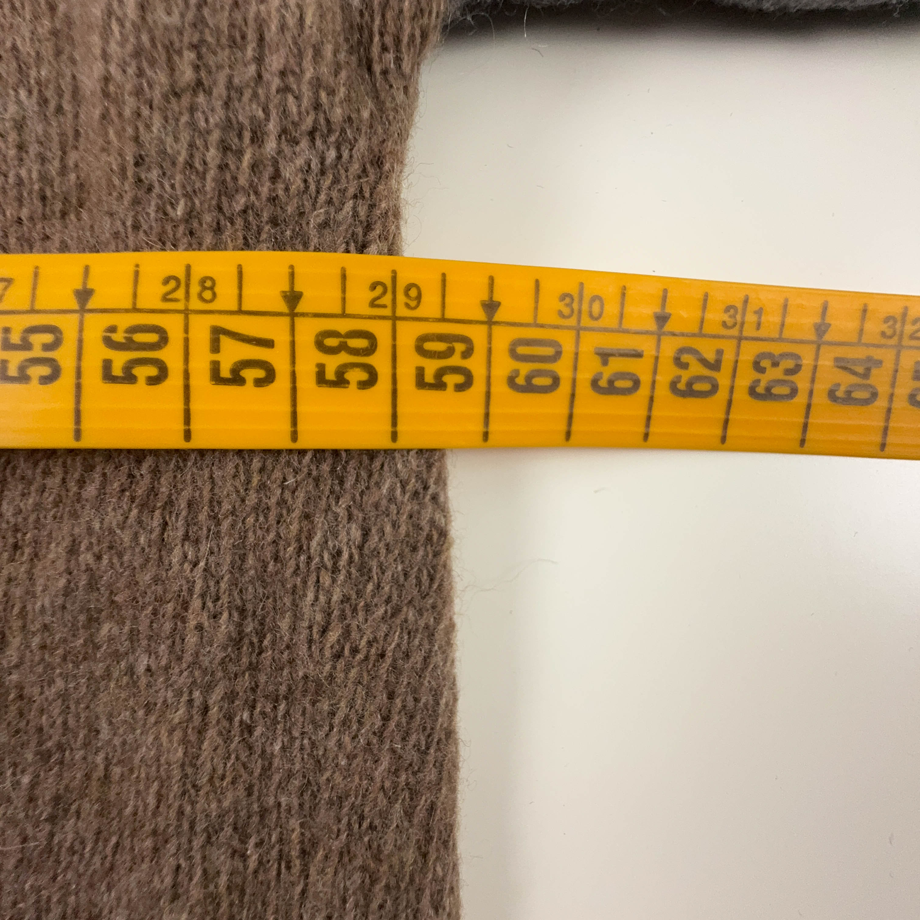 Maglione Colmar marrone e grigio a girocollo 80% lana - Taglia L/XL uomo