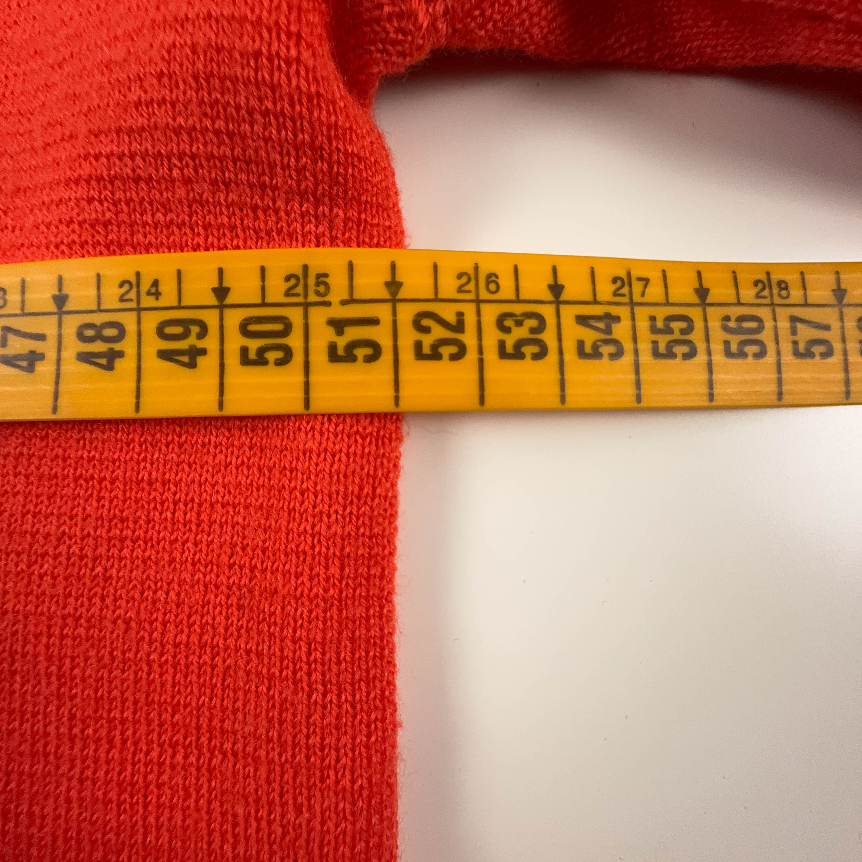 Maglione Fila arancione/rosso a girocollo con zip laterale 50% cotone - Taglia M 50 uomo