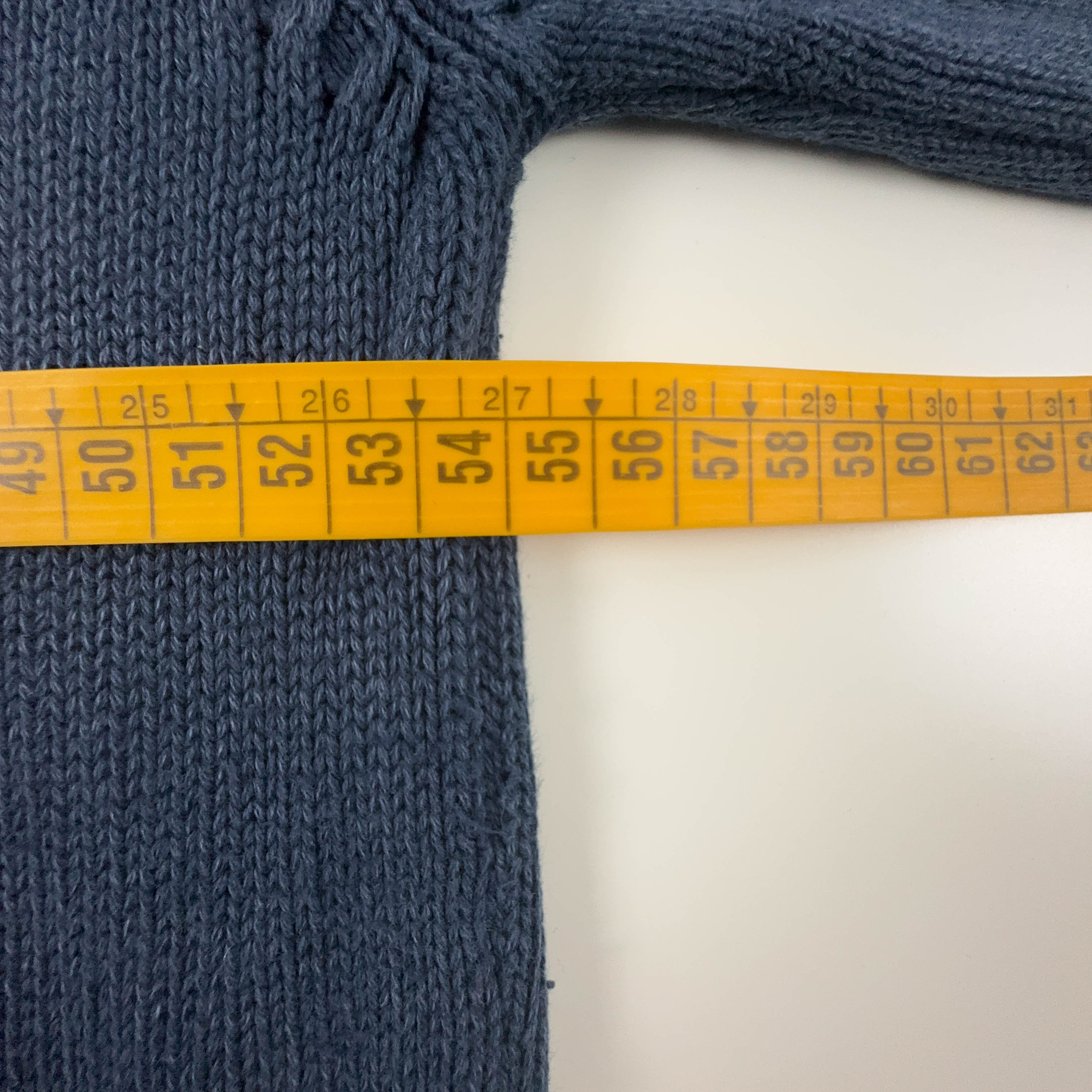 Maglione Napapijri blu scuro quarter zip in cotone - Taglia M uomo