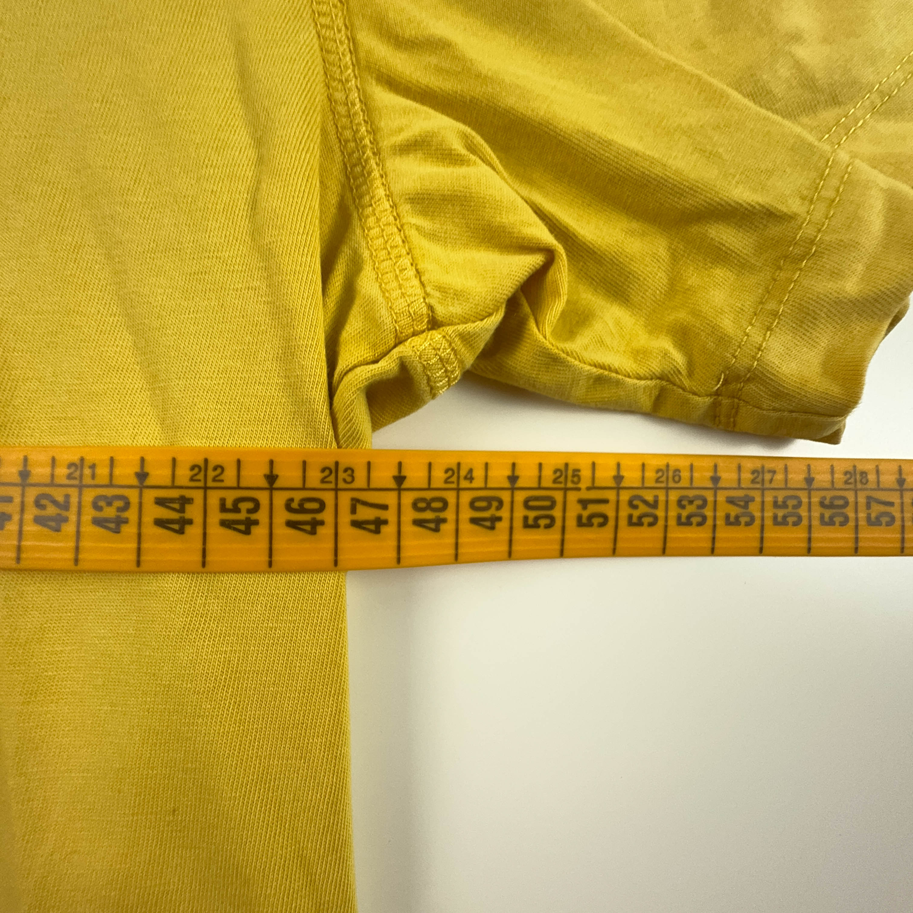 Napapijri Yellow Polo Shirt with Embroidered Logo Solid Color - Size L Men