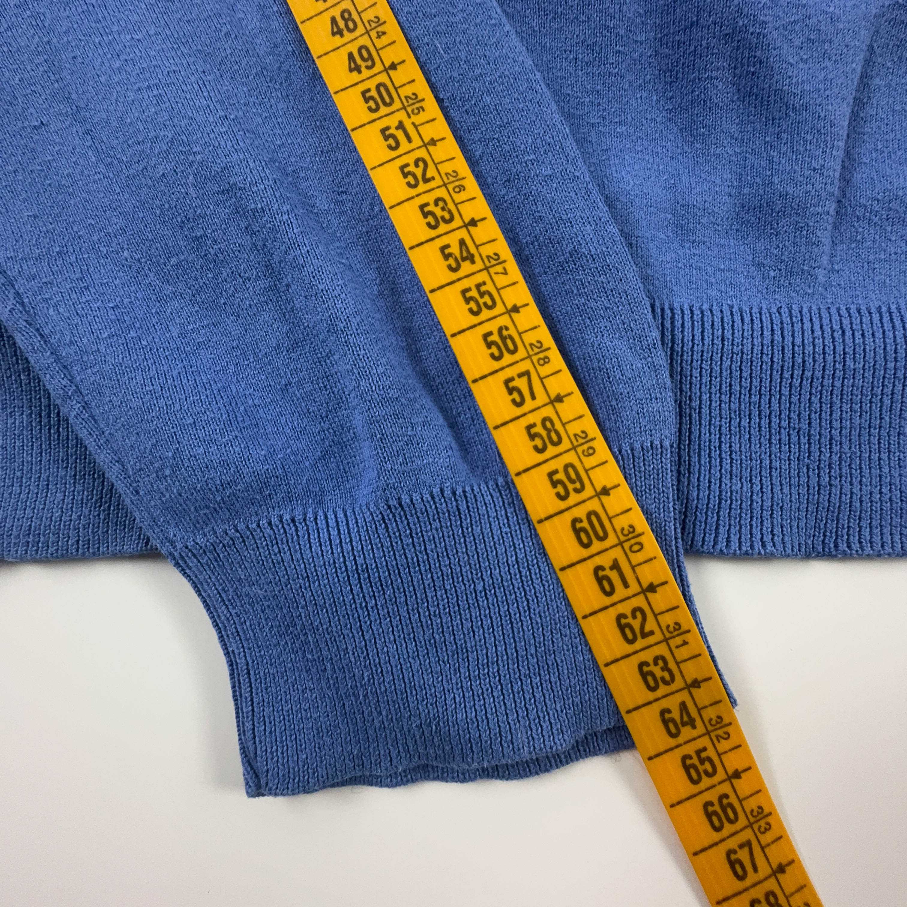 Maglione leggero Ralph Lauren azzurro a girocollo - Taglia M uomo