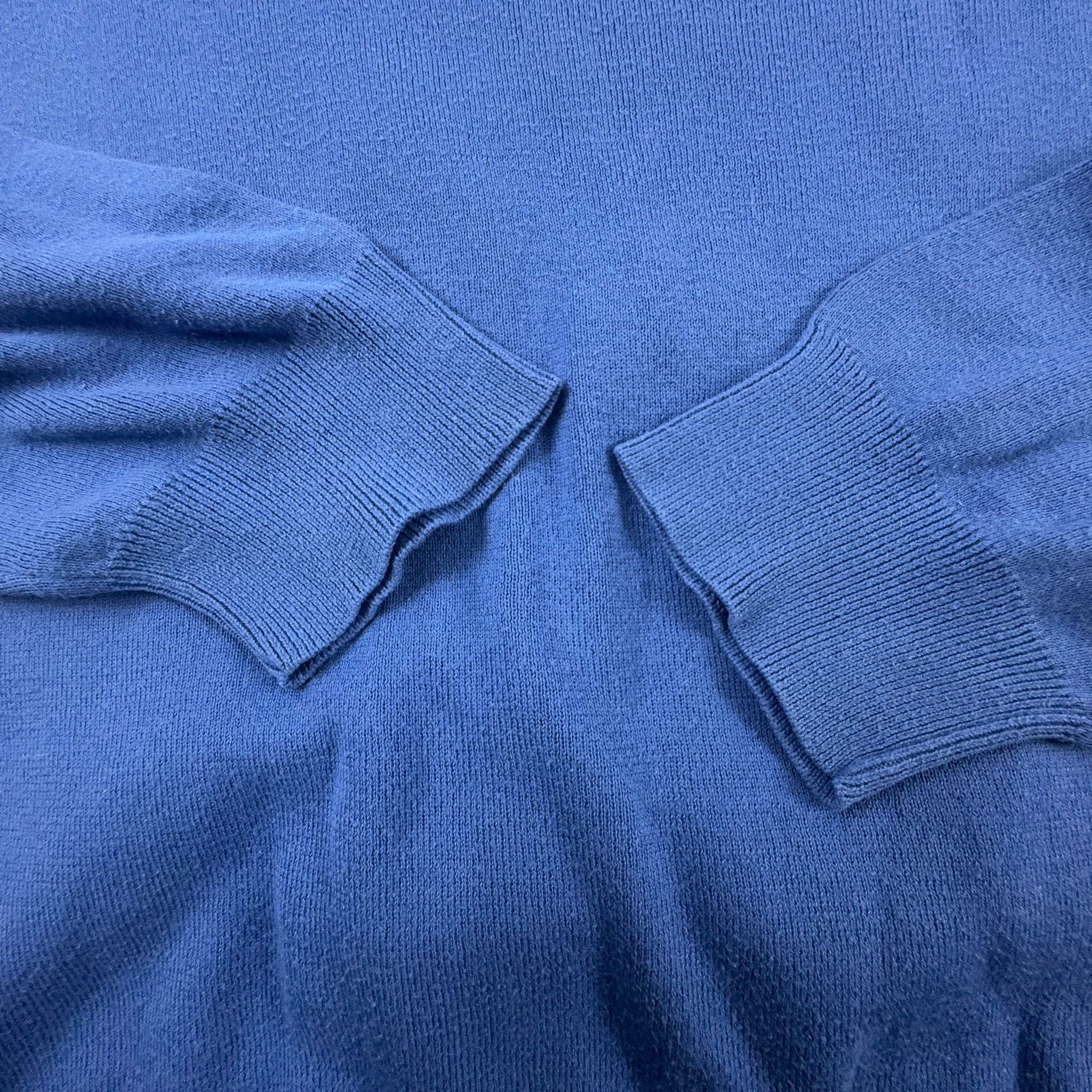 Maglione leggero Ralph Lauren azzurro a girocollo - Taglia M uomo