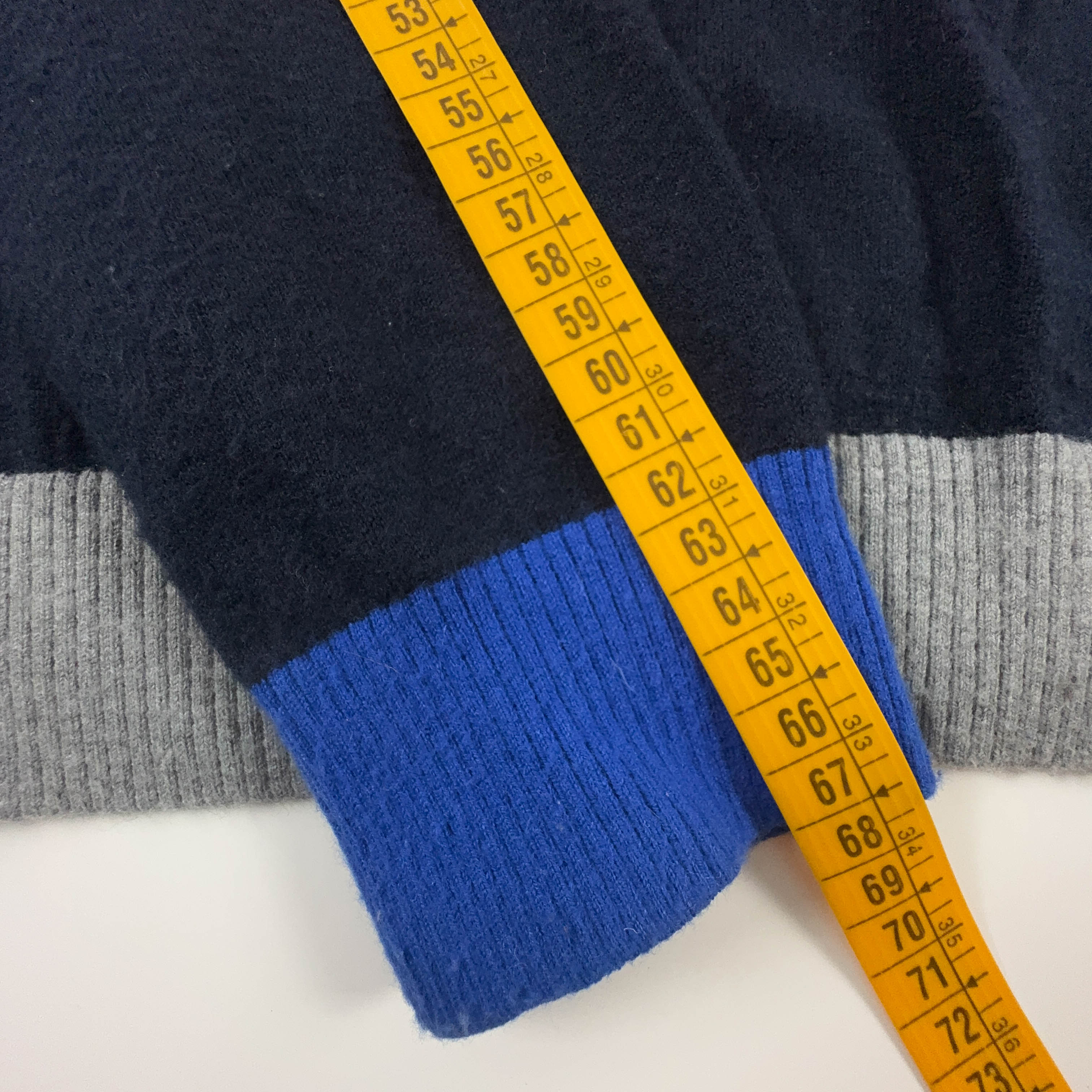 Maglione leggero Napapijri blu scuro a girocollo 30% lana - Taglia M uomo