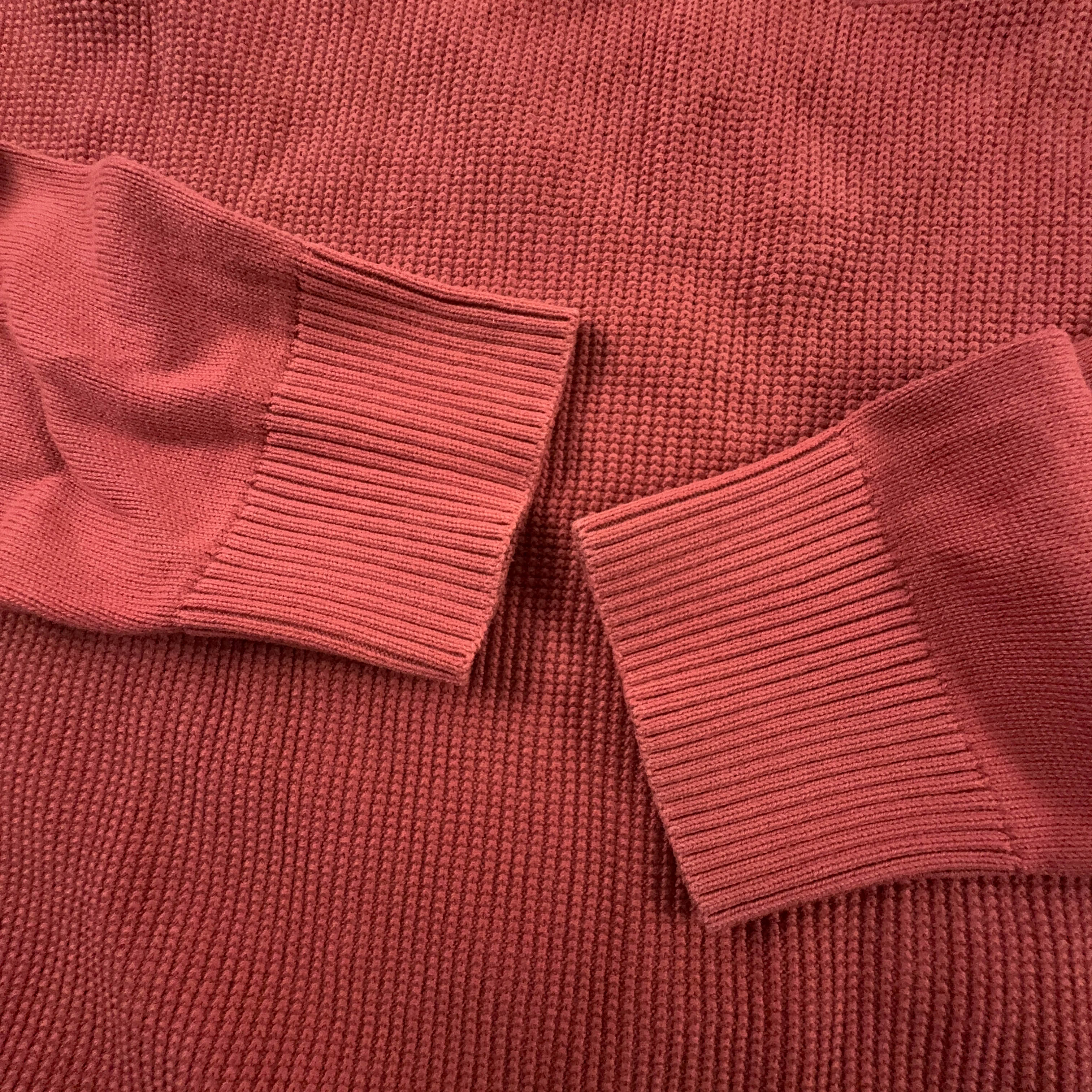 Maglione leggero Napapijri rosso a girocollo cotone - Taglia L uomo