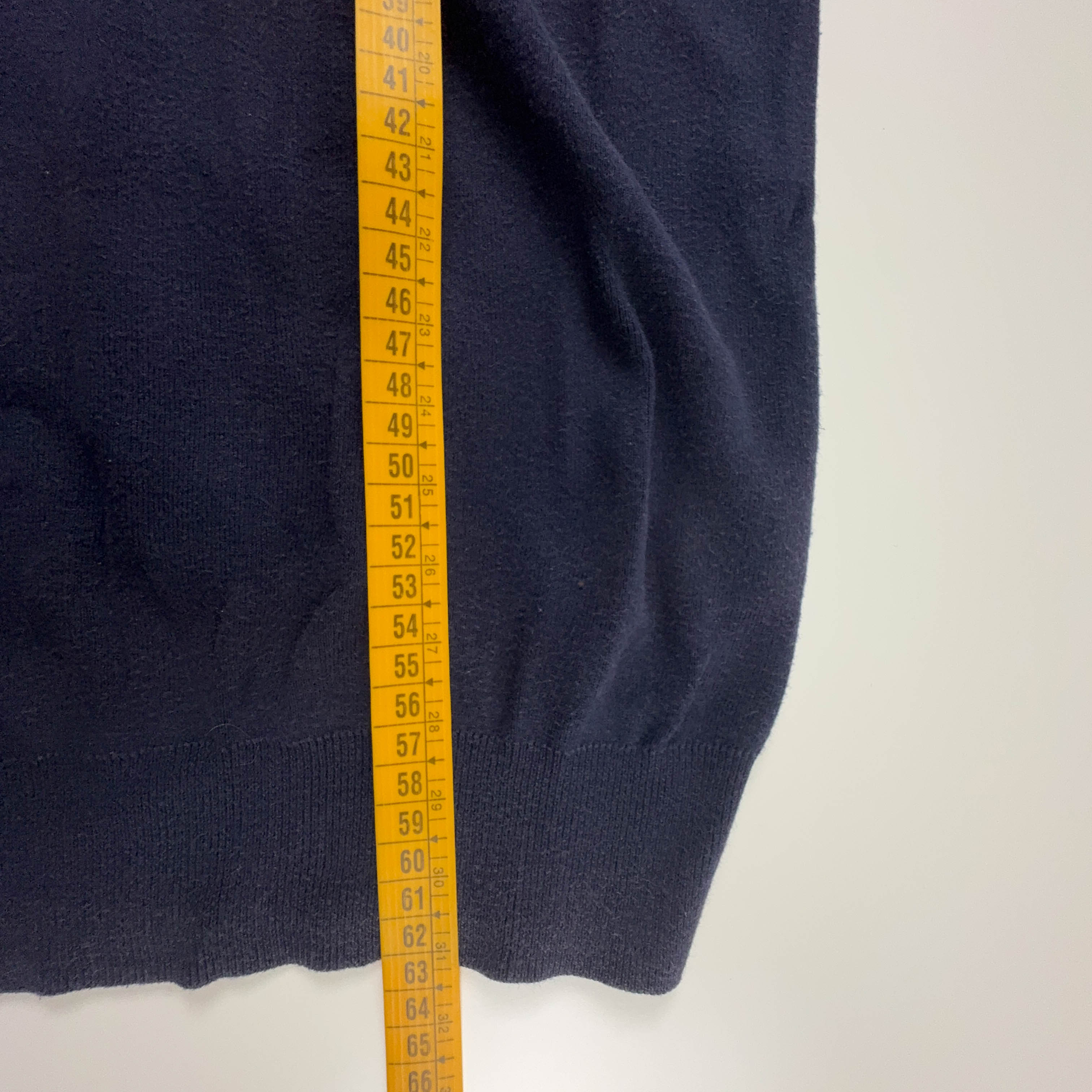 Maglione leggero Ralph Lauren blu scuro a girocollo in cotone pima - Taglia M uomo