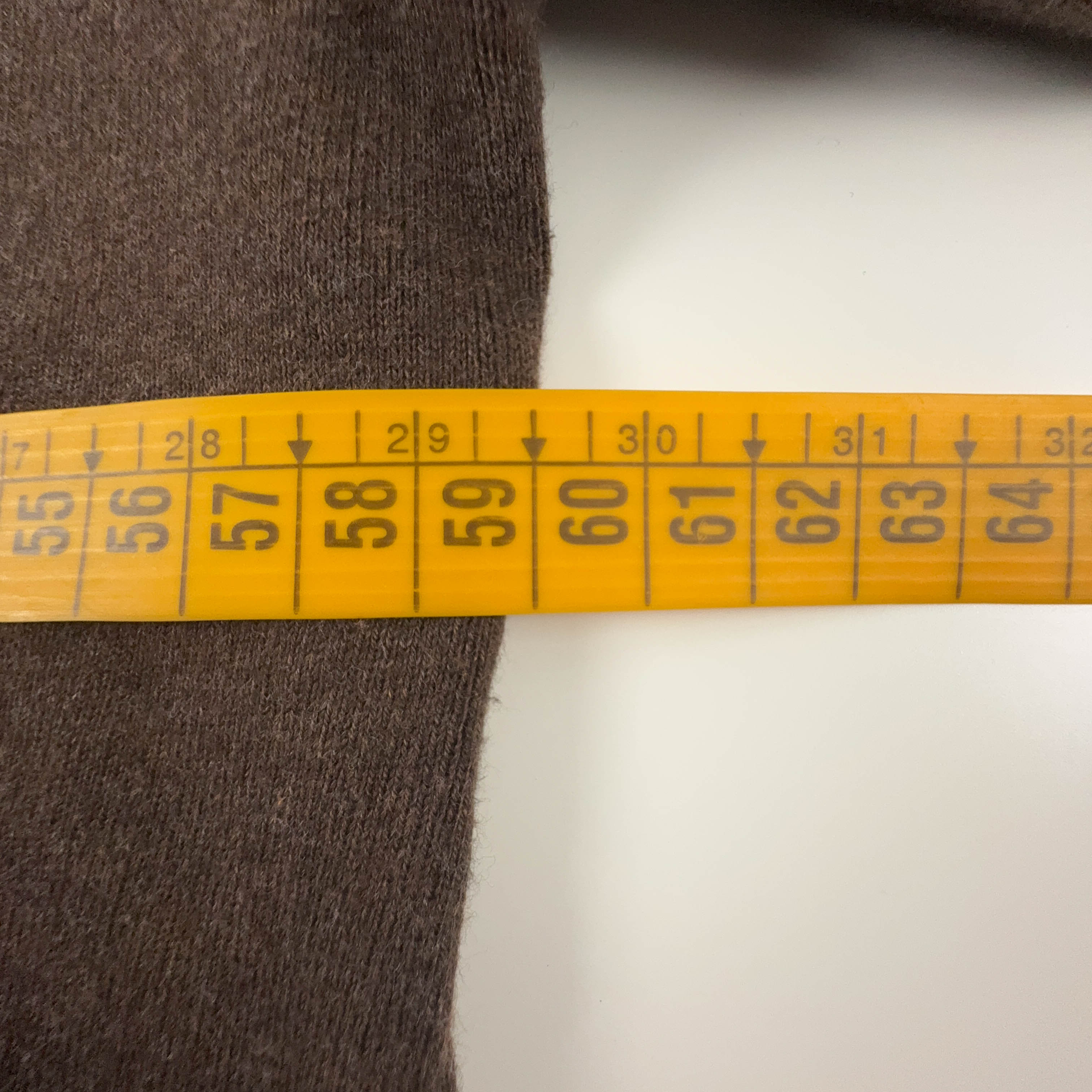 Maglione leggero Ralph Lauren marrone con scollo a V in cotone pima - Taglia L/XL uomo