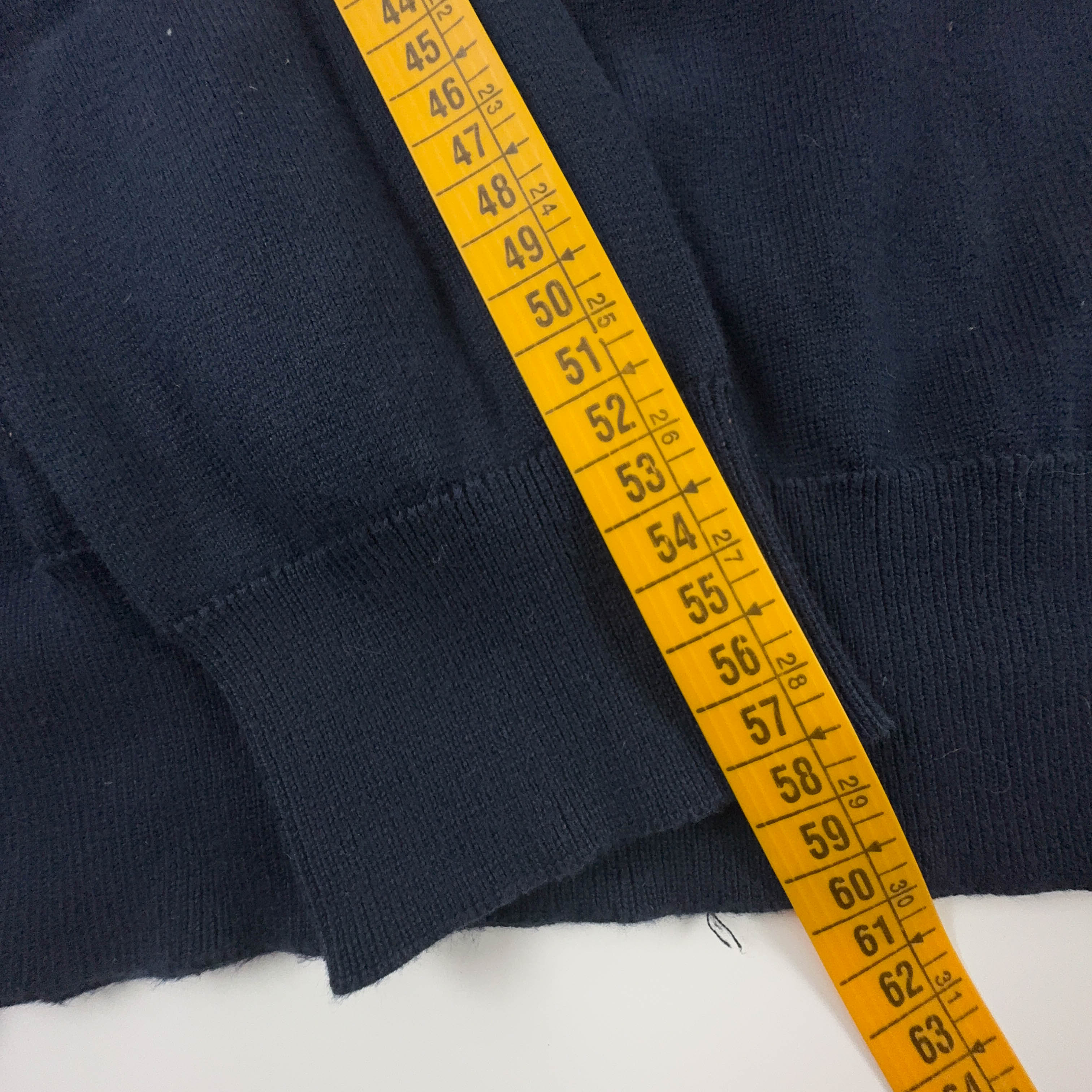 Maglione leggero Ralph Lauren blu scuro a girocollo in cotone pima - Taglia S uomo