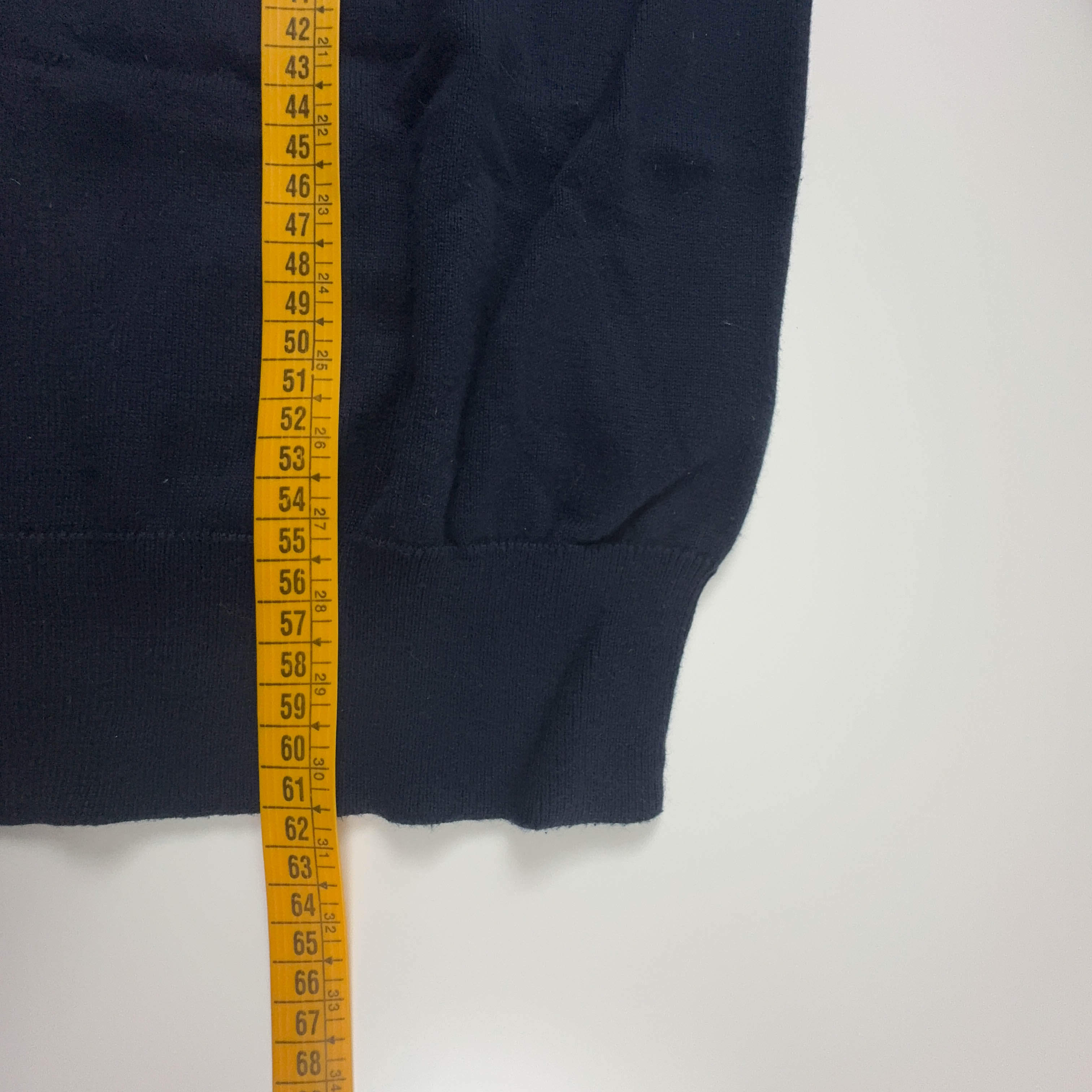 Maglione leggero Ralph Lauren blu scuro a girocollo in cotone pima - Taglia S uomo