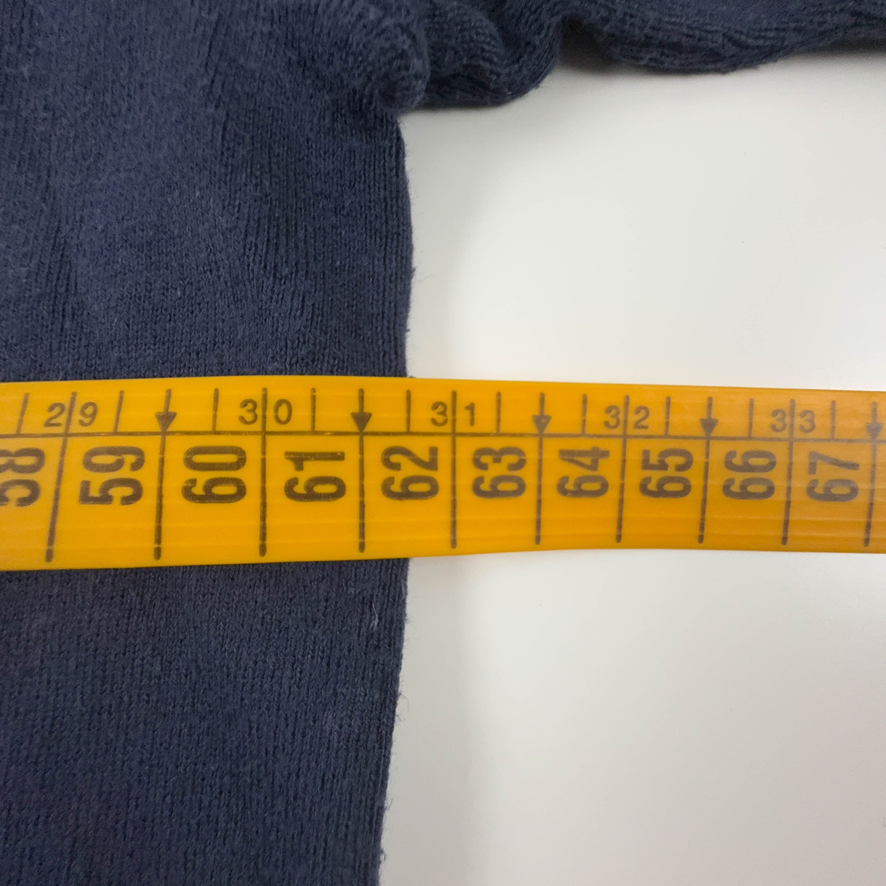 Maglione leggero Ralph Lauren blu scuro con scollo a V in cotone pima - Taglia XL/XXL uomo