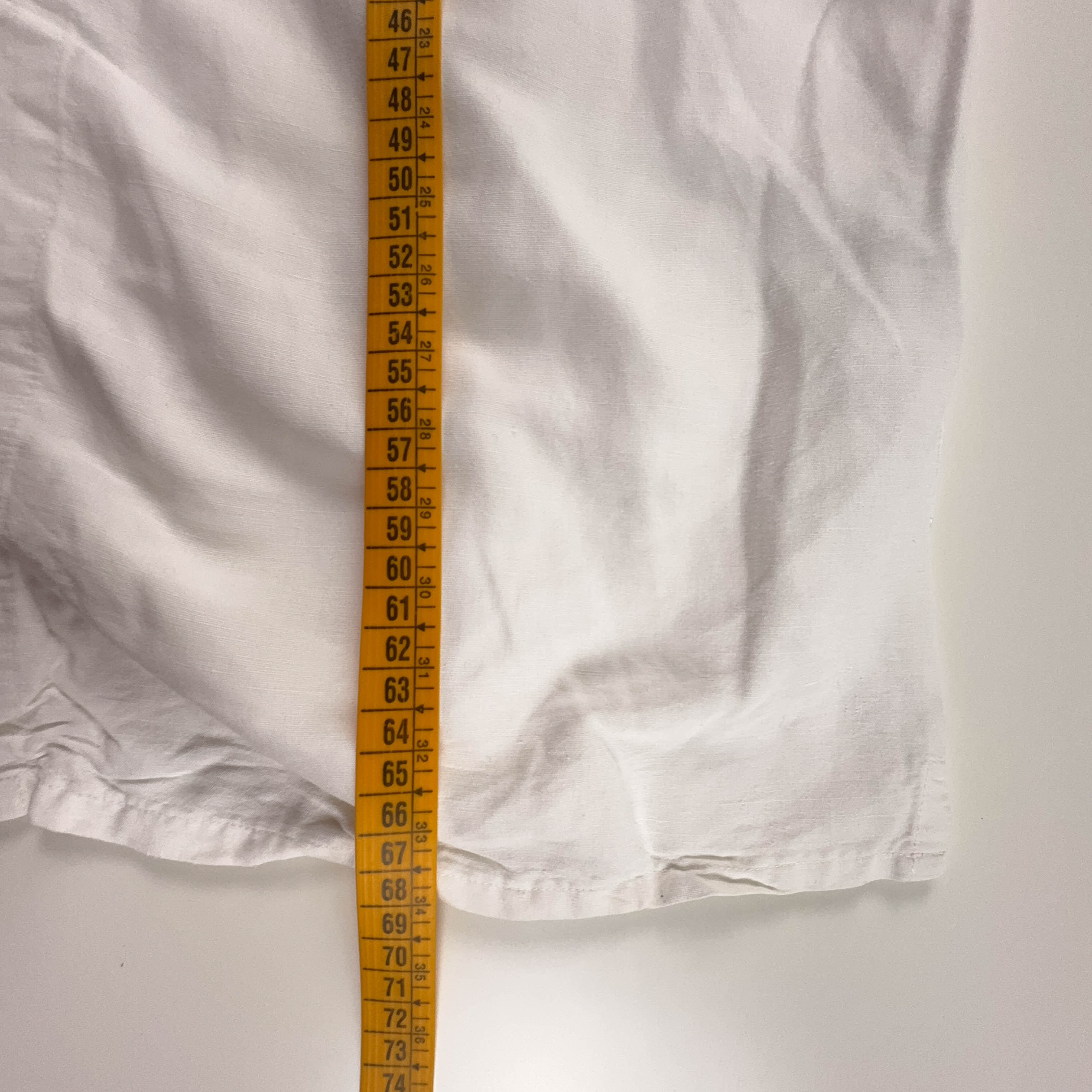 Camicia Armani bianca tinta unita - Taglia L uomo