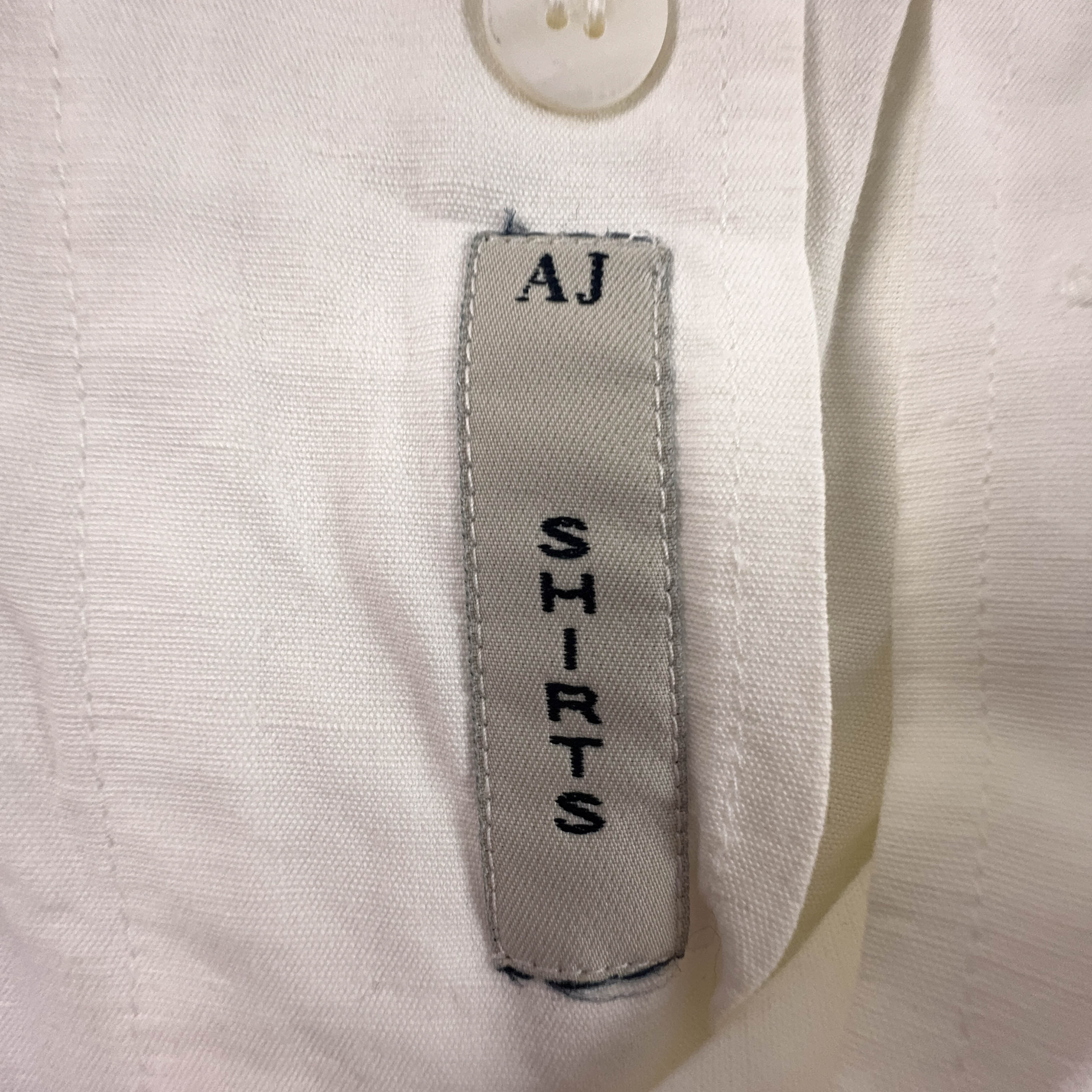Camicia Armani bianca tinta unita - Taglia L uomo