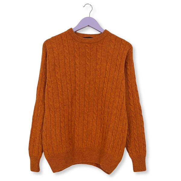 Maglione Il Granchio arancione a girocollo in lana vergine - Taglia 4 uomo