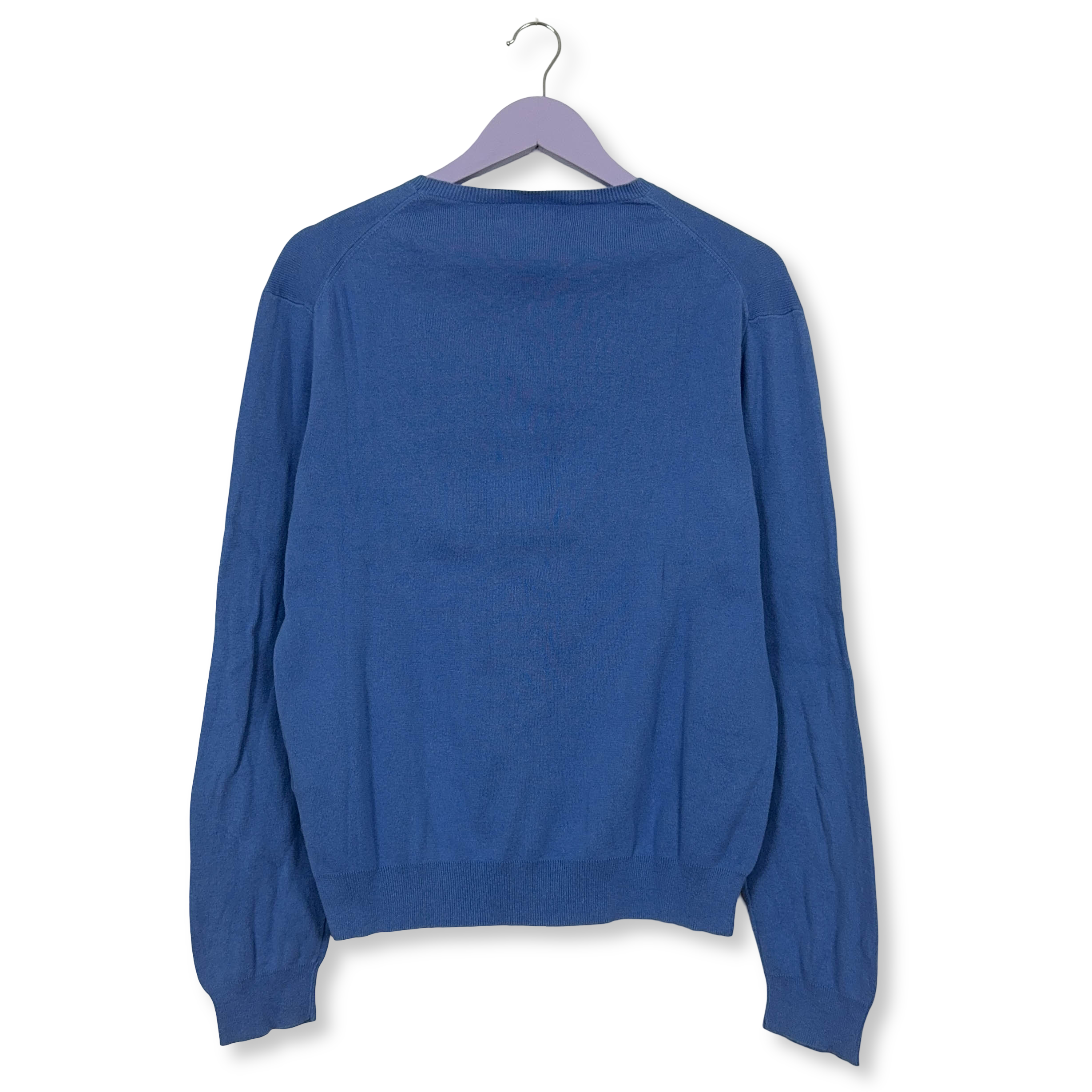 Maglione leggero Ralph Lauren azzurro a girocollo - Taglia M uomo