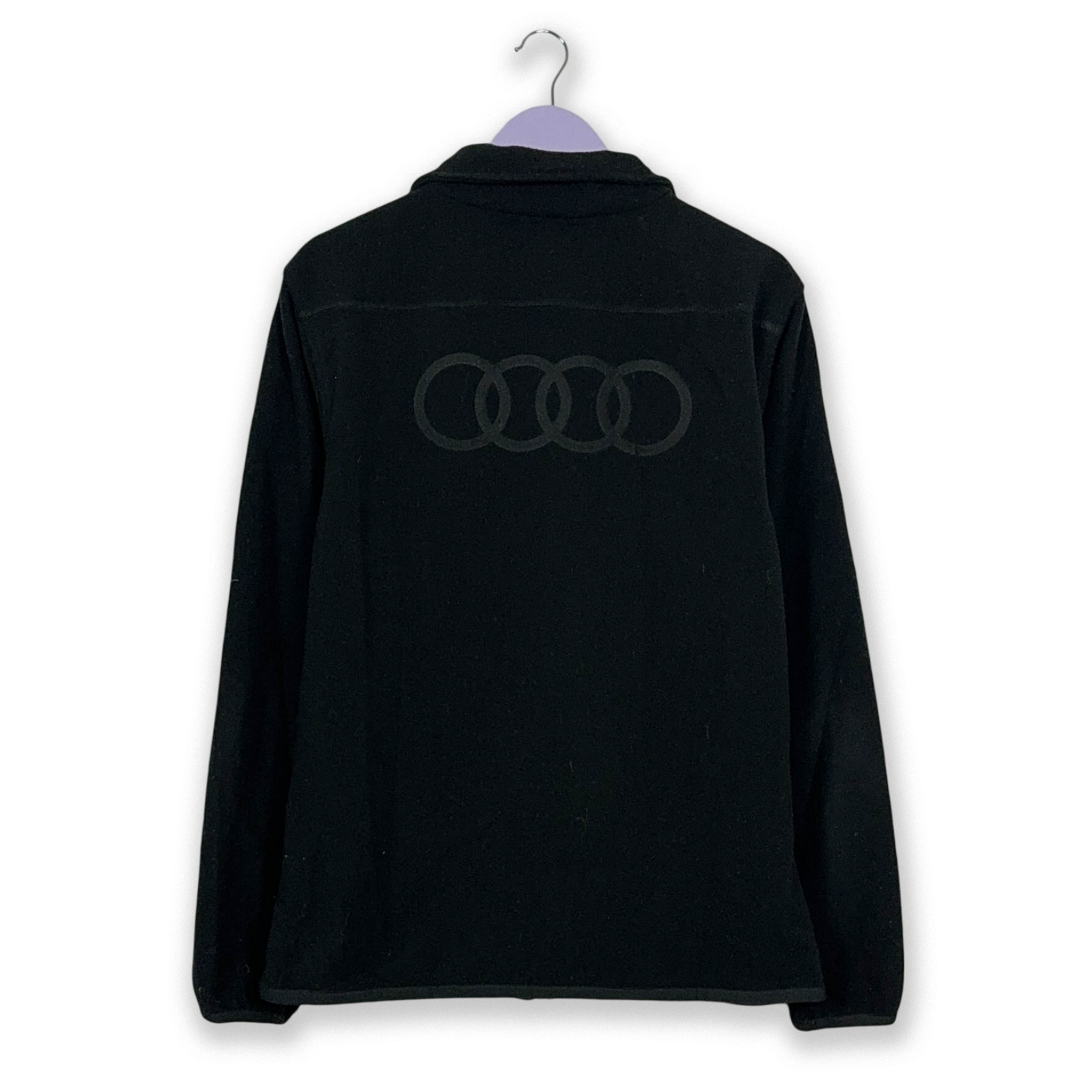 Pile Audi S Line nero con zip intera e logo sul retro - Taglia L uomo