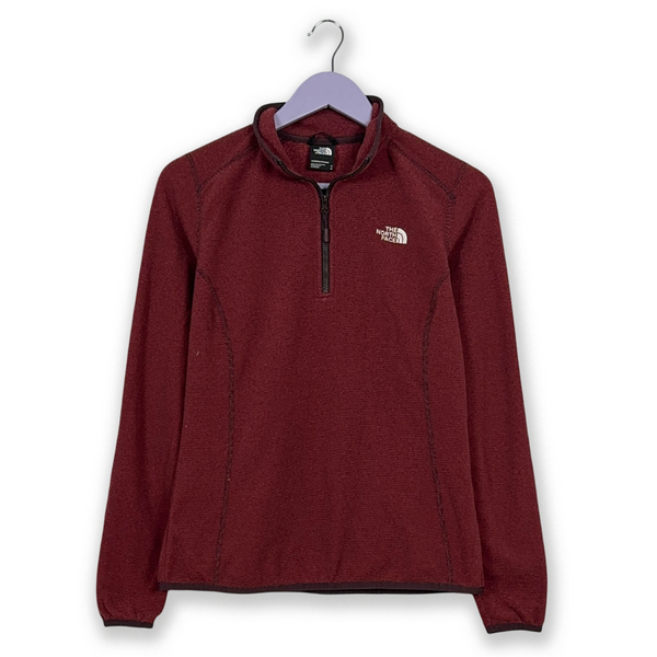 Pile The North Face bordeaux quarter zip - Taglia M donna