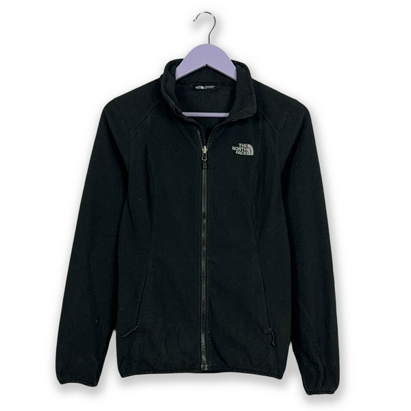 Pile The North Face nero con zip intera - Taglia S donna