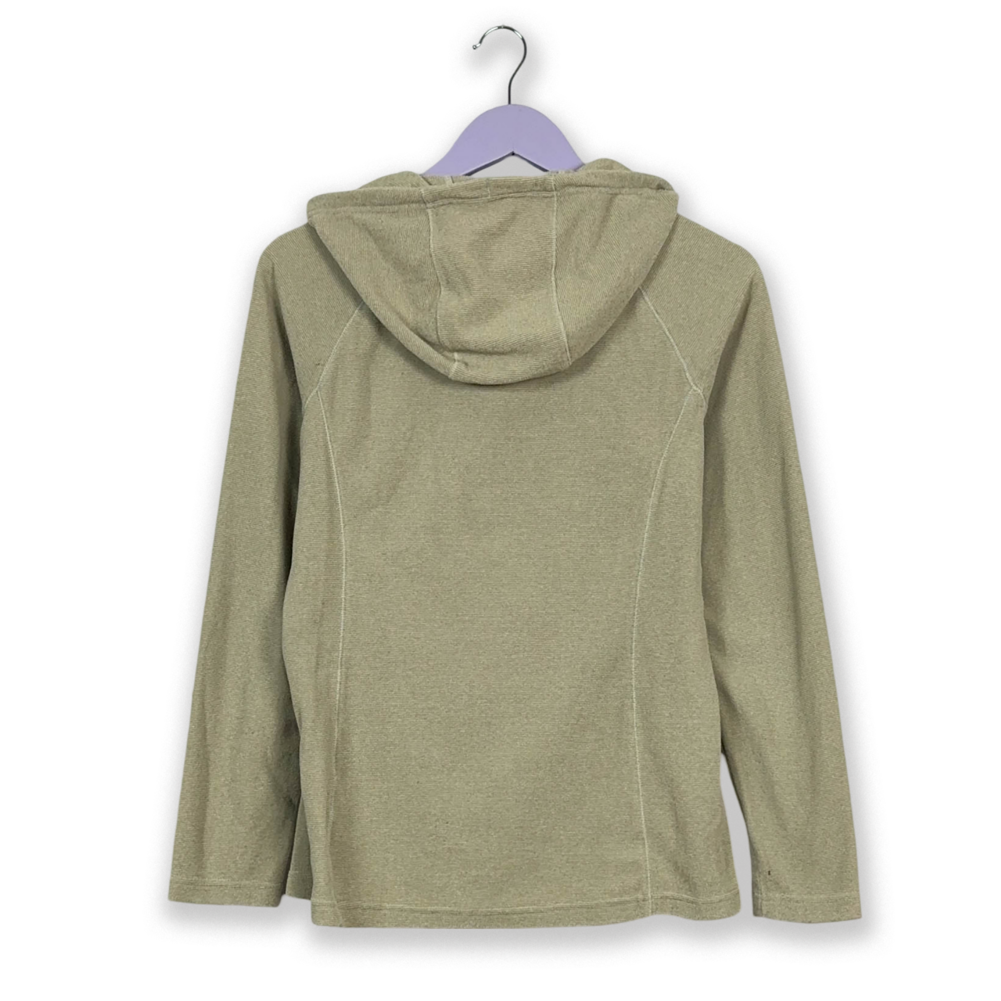 Pile The North Face beige con zip intera e cappuccio - Taglia M donna