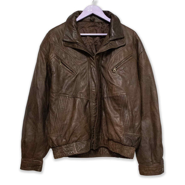 Vintage leather jacket - Size M/L