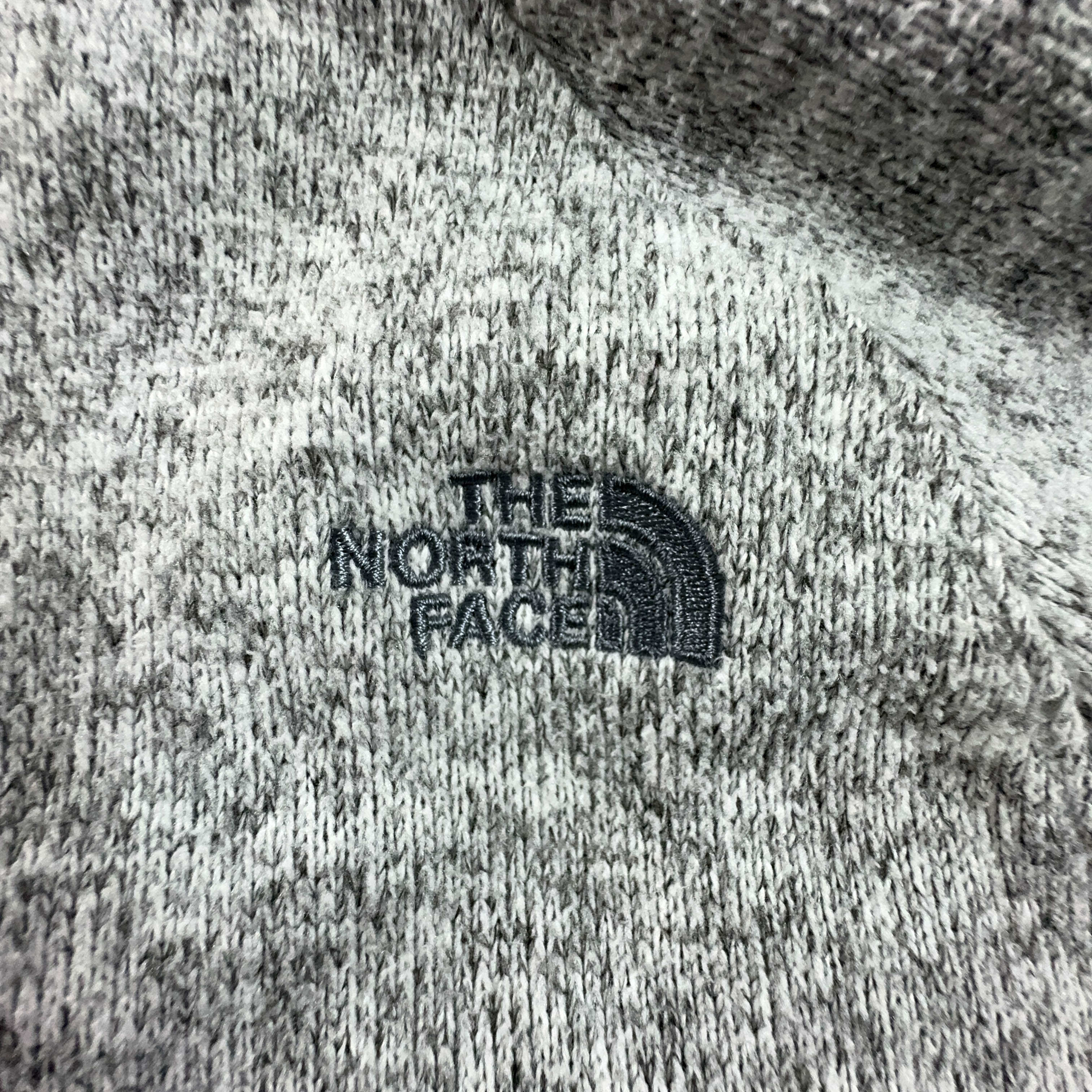 Pile The North Face grigio e bianco con zip intera - Taglia M donna