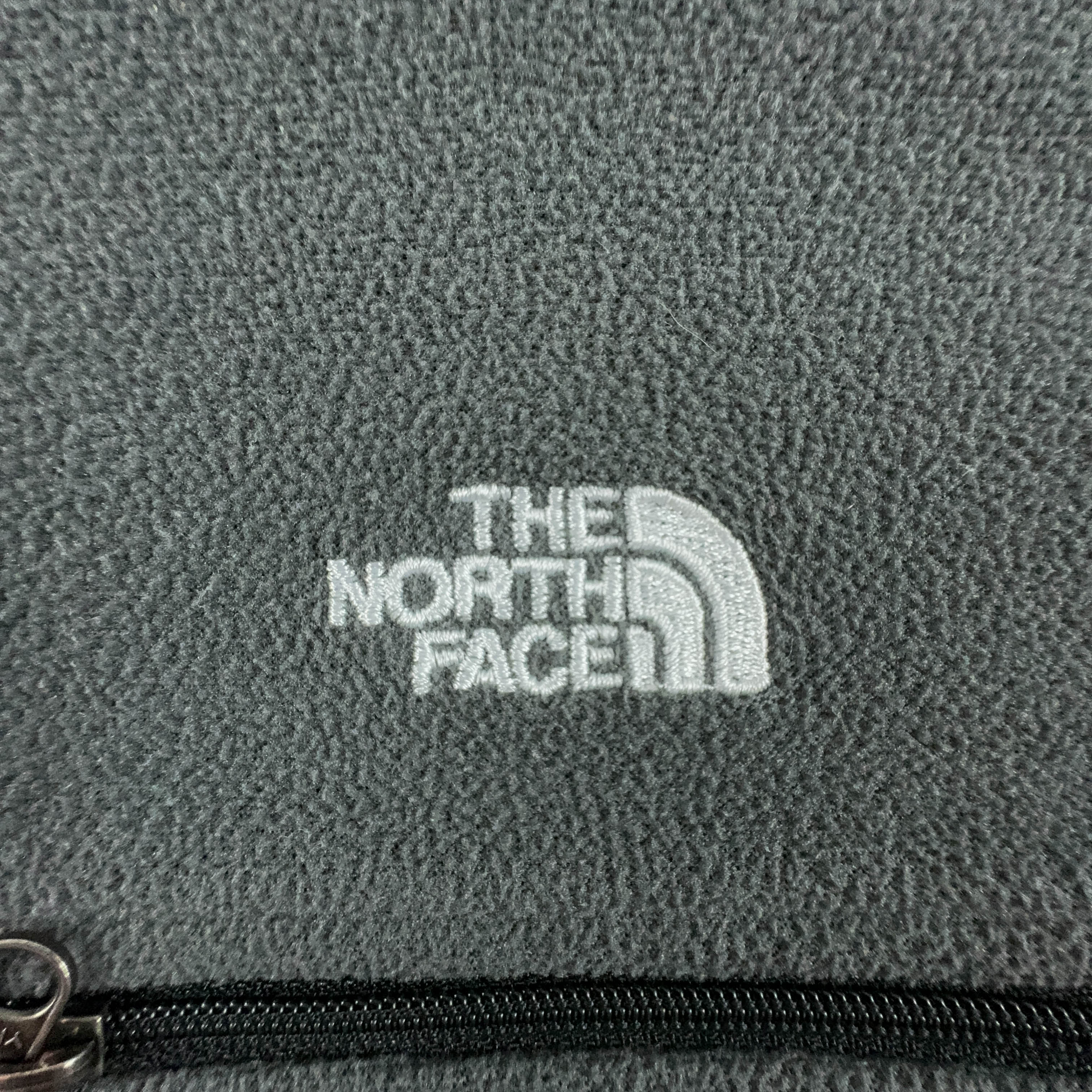 Pile The North Face grigio e nero quarter zip con tasca - Taglia M uomo