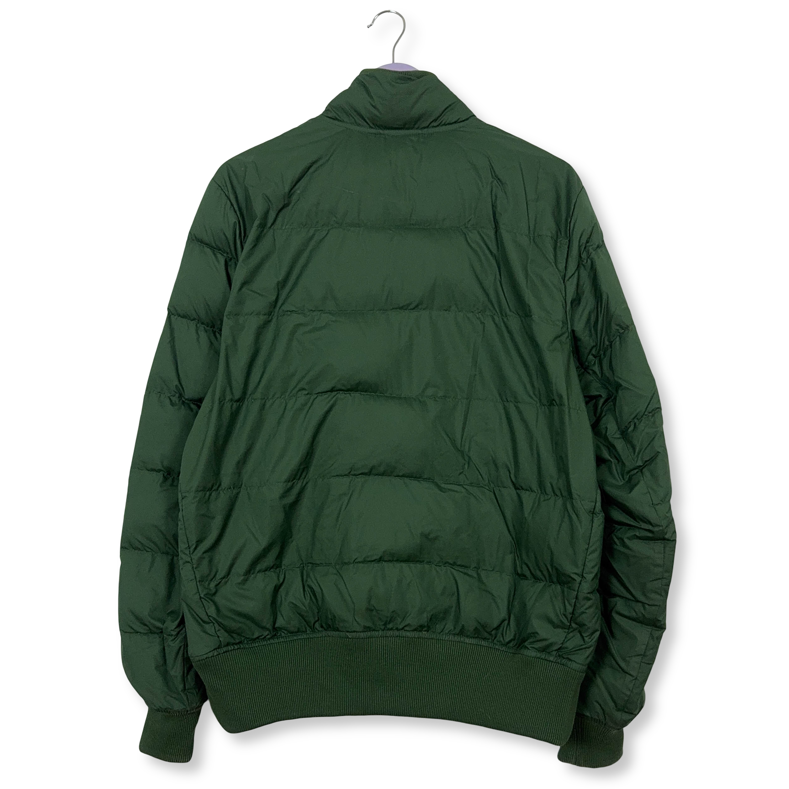 Giubbotto Nike invernale verde scuro con bottoni - Taglia M uomo