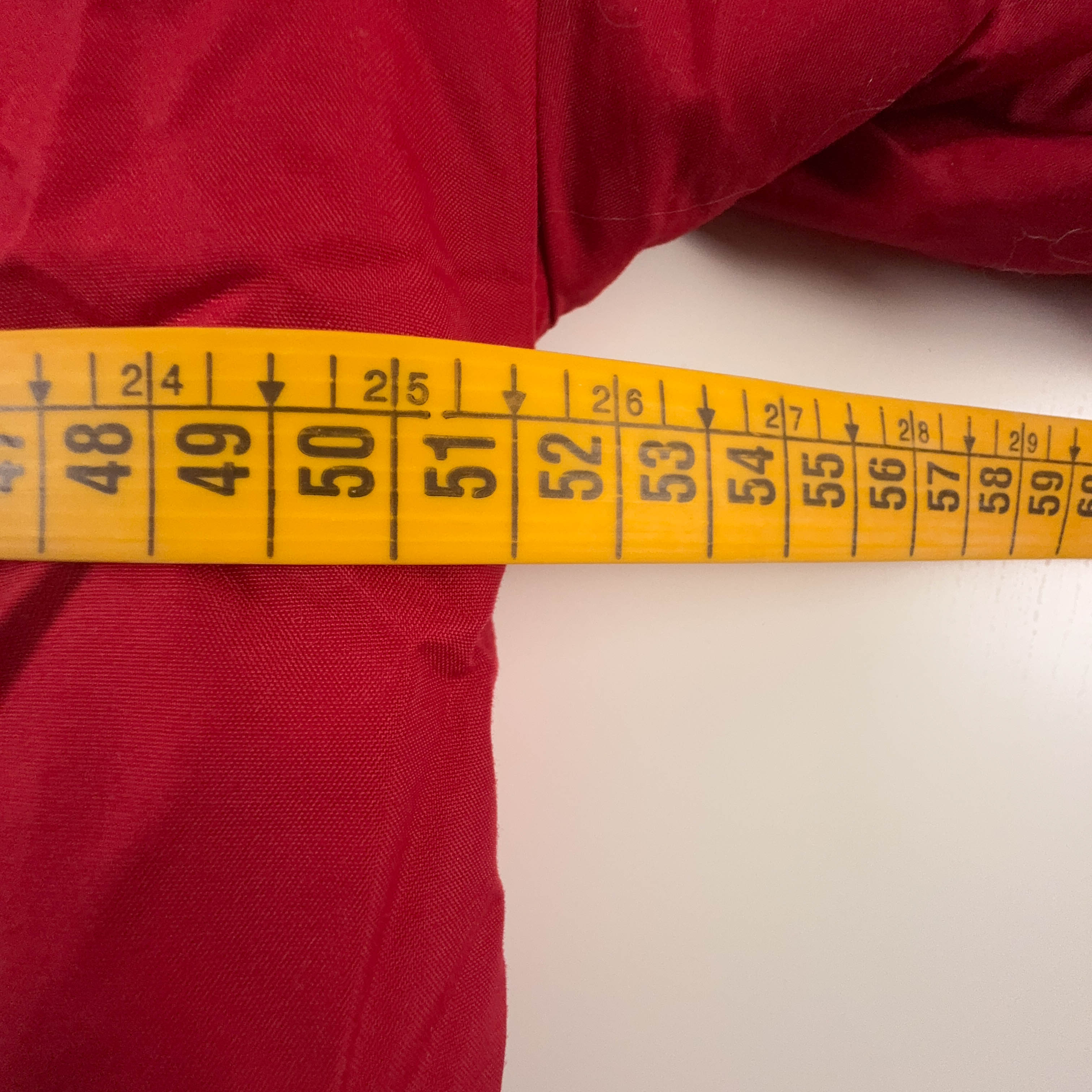 Giacca invernale Nike Vintage Double Face rossa e grigia con zip e cappuccio anni 00 - Taglia S uomo