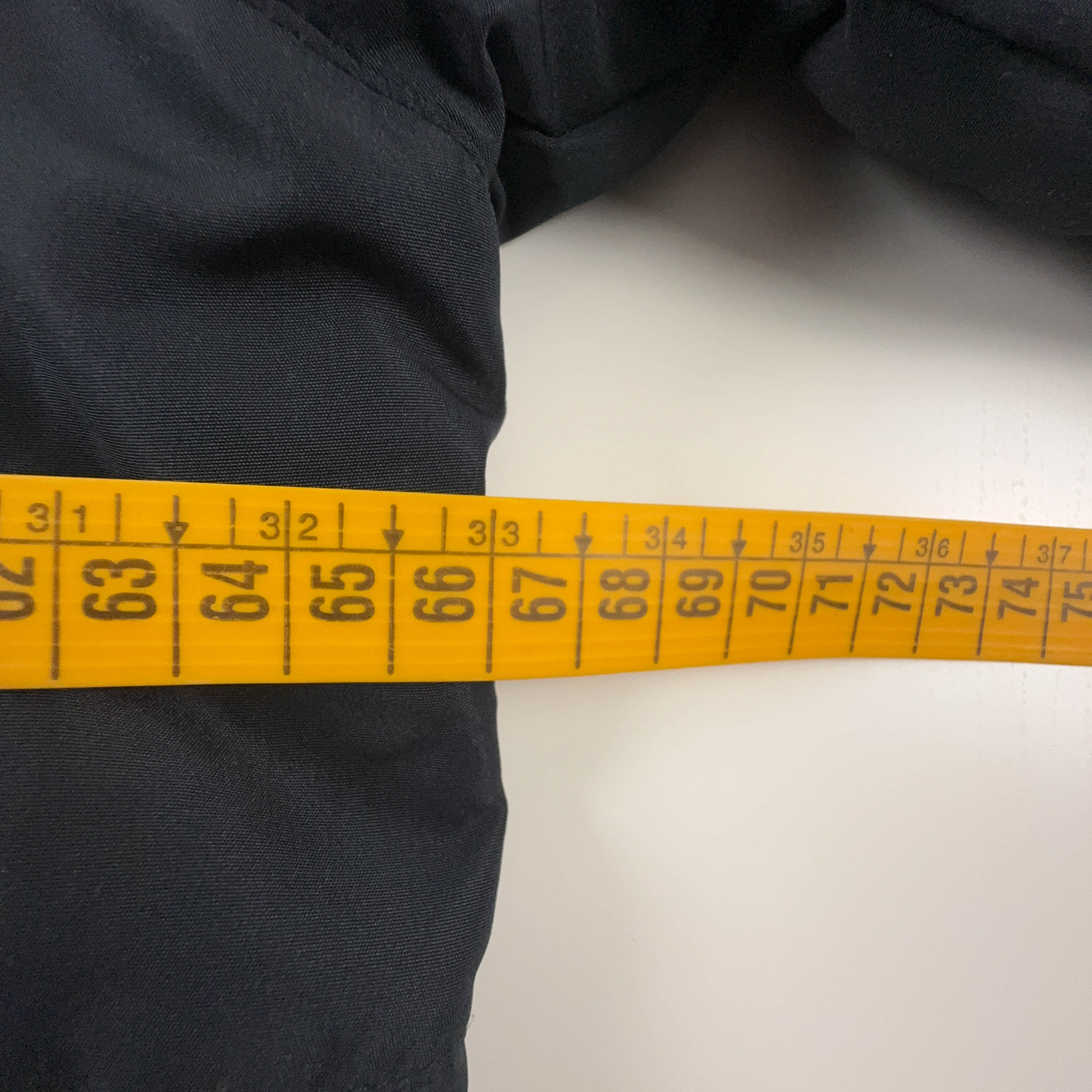 Giacca invernale Kappa Vintage Double Face nera e beige con cappuccio pile interno - Taglia L/XL uomo