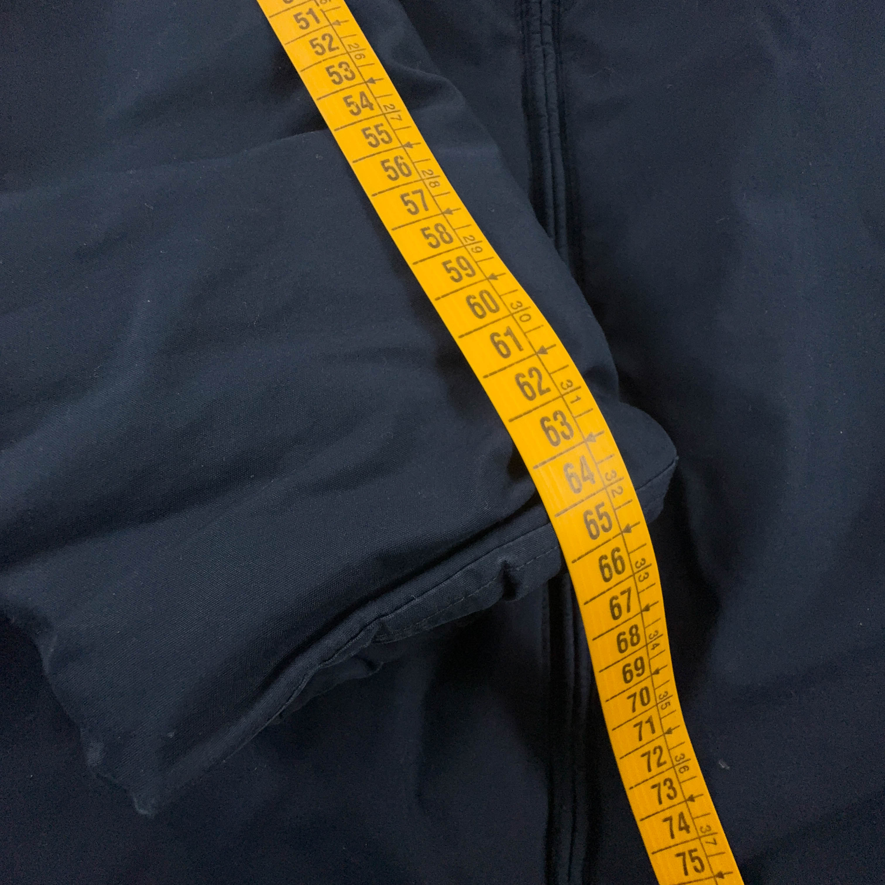 Giacca invernale Nike Vintage blu scuro con zip anni 00 - Taglia XL uomo